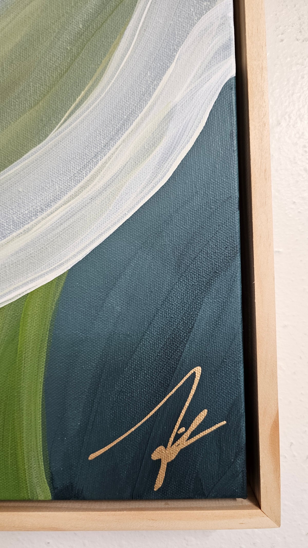 "Elegant" #4_ 12x12 Calla Lily Flower Painting by Zoe White _ Acrylic on canvas