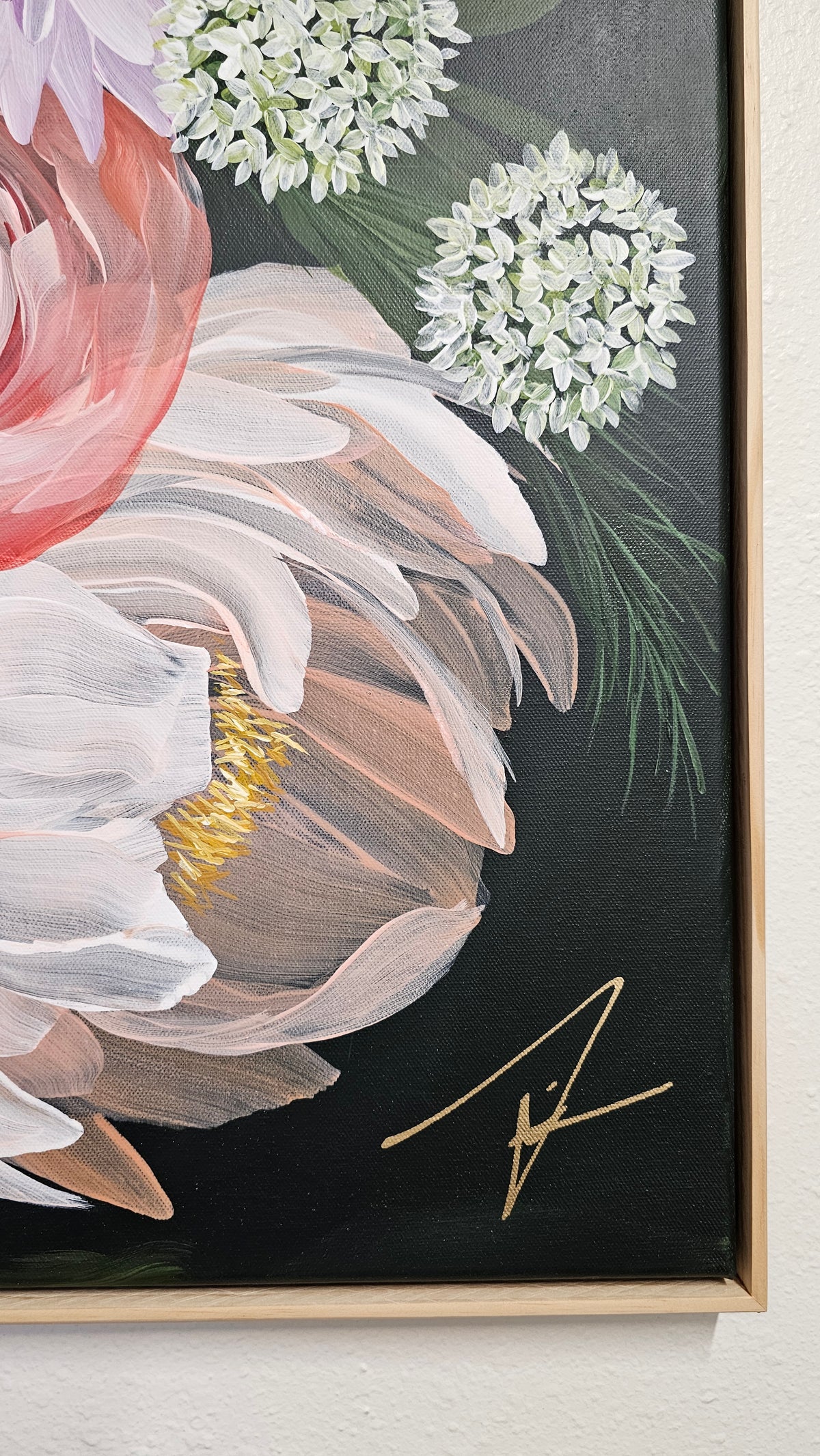 "Flourishing"  _ Poppy Bouquet Flower Painting_ Zoe White Art
