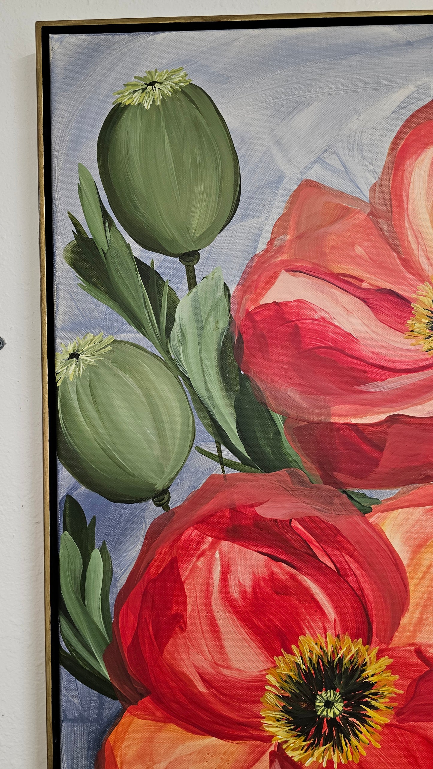 Bright #1 _ Poppy Painting
