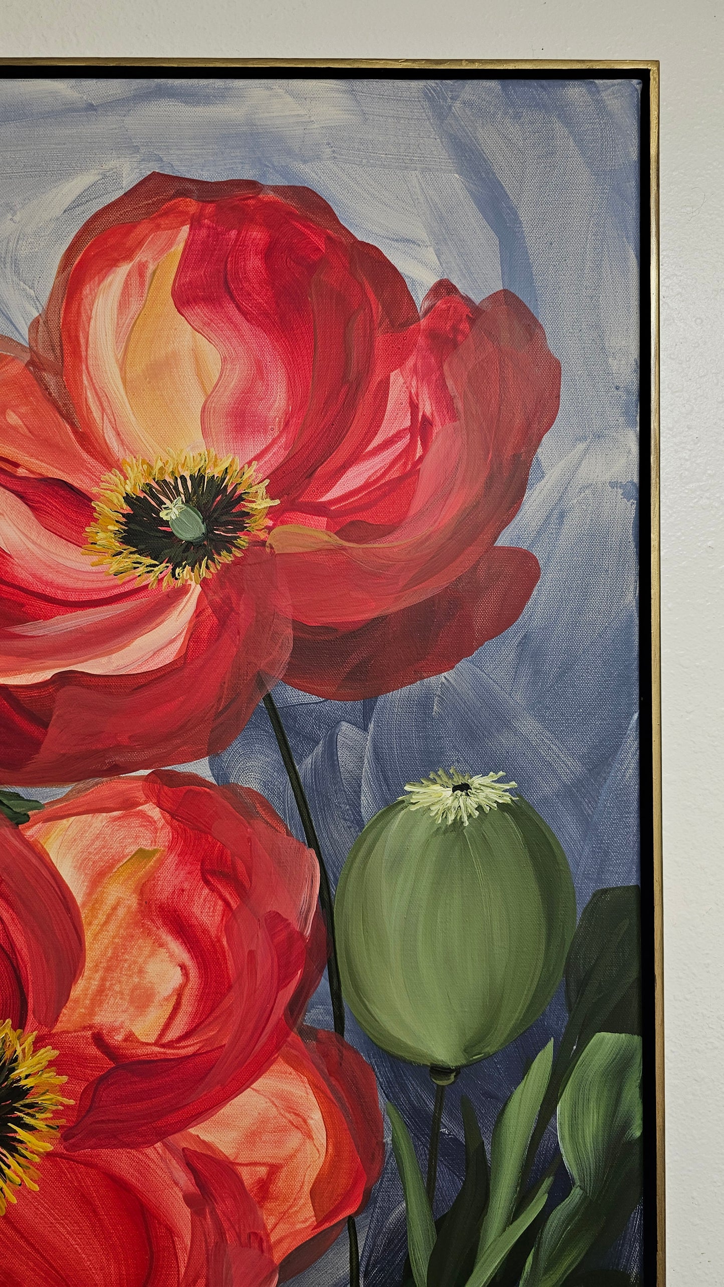 Bright #1 _ Poppy Painting