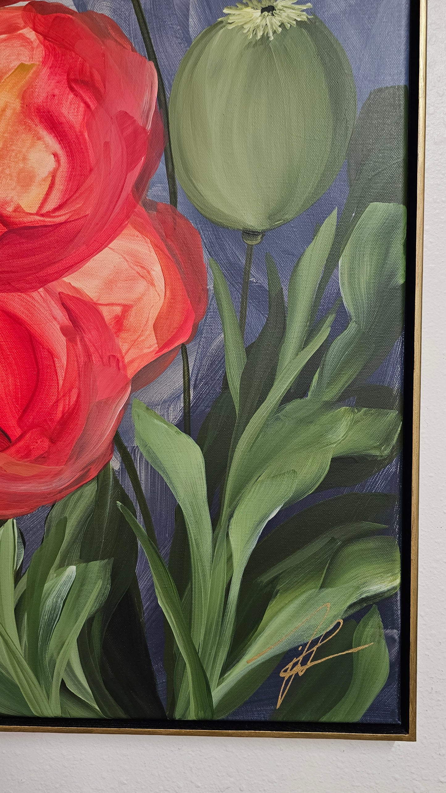 Bright #1 _ Poppy Painting