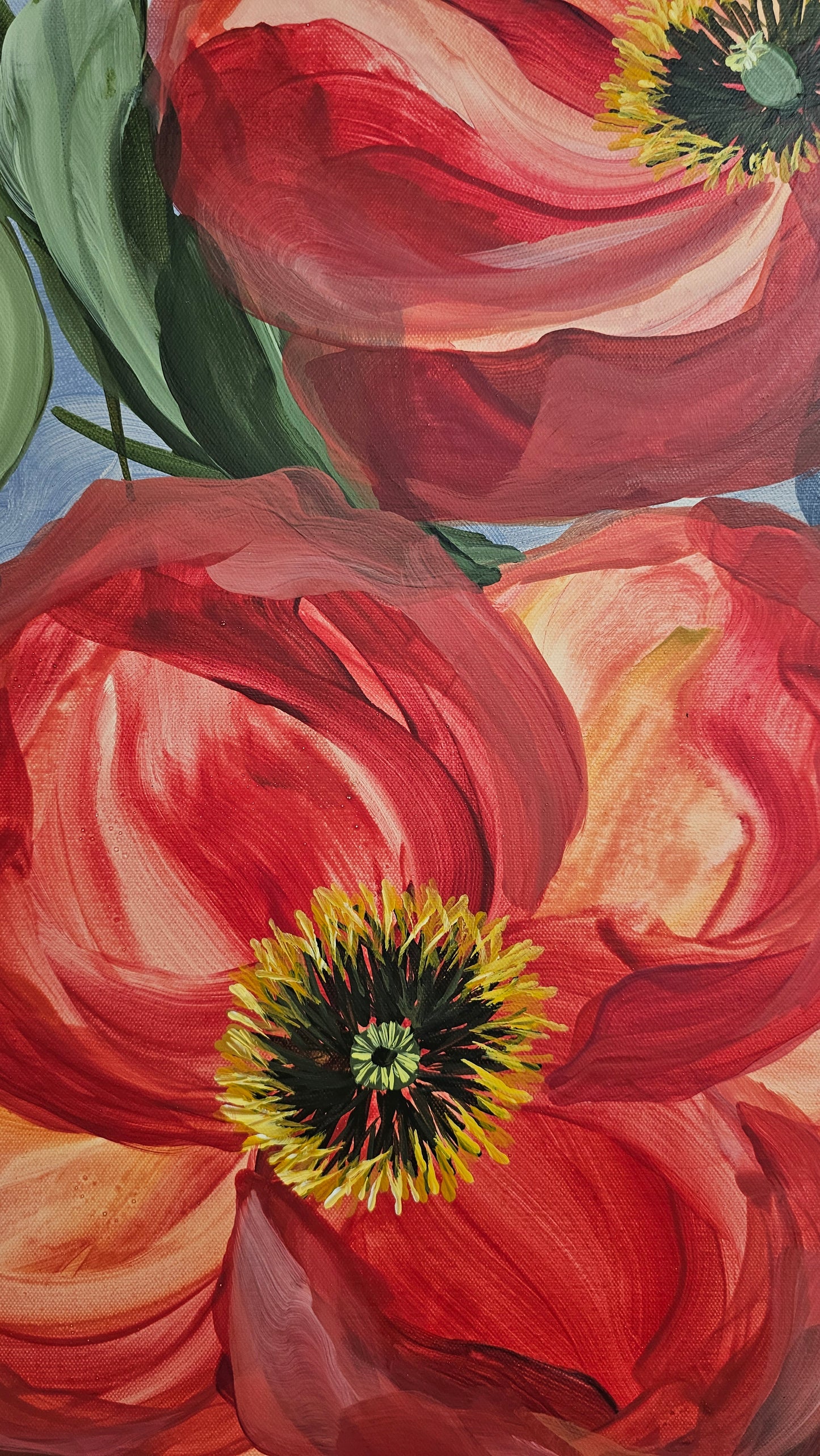 Bright #1 _ Poppy Painting
