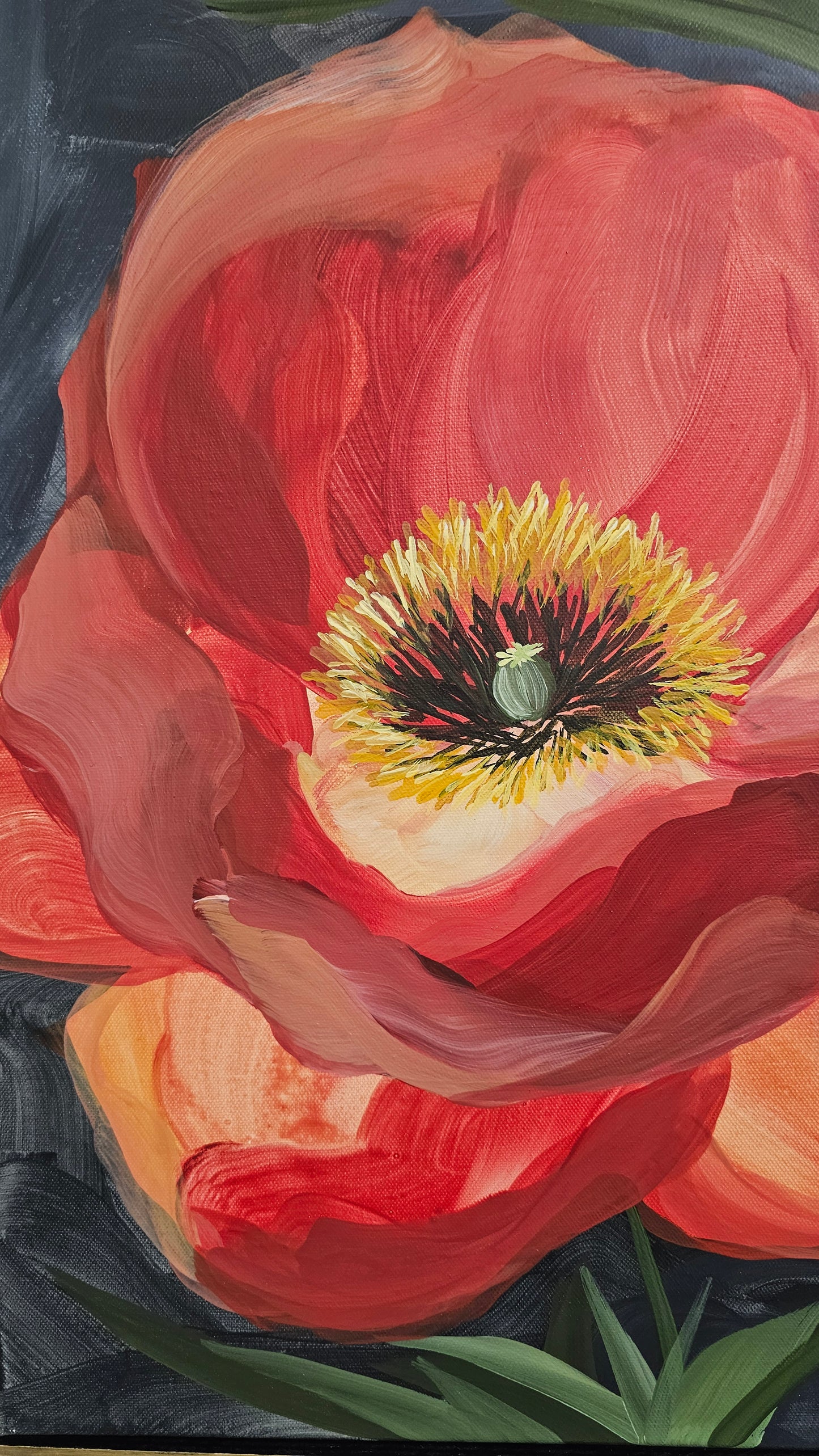 Bright #2 _ Poppy Painting