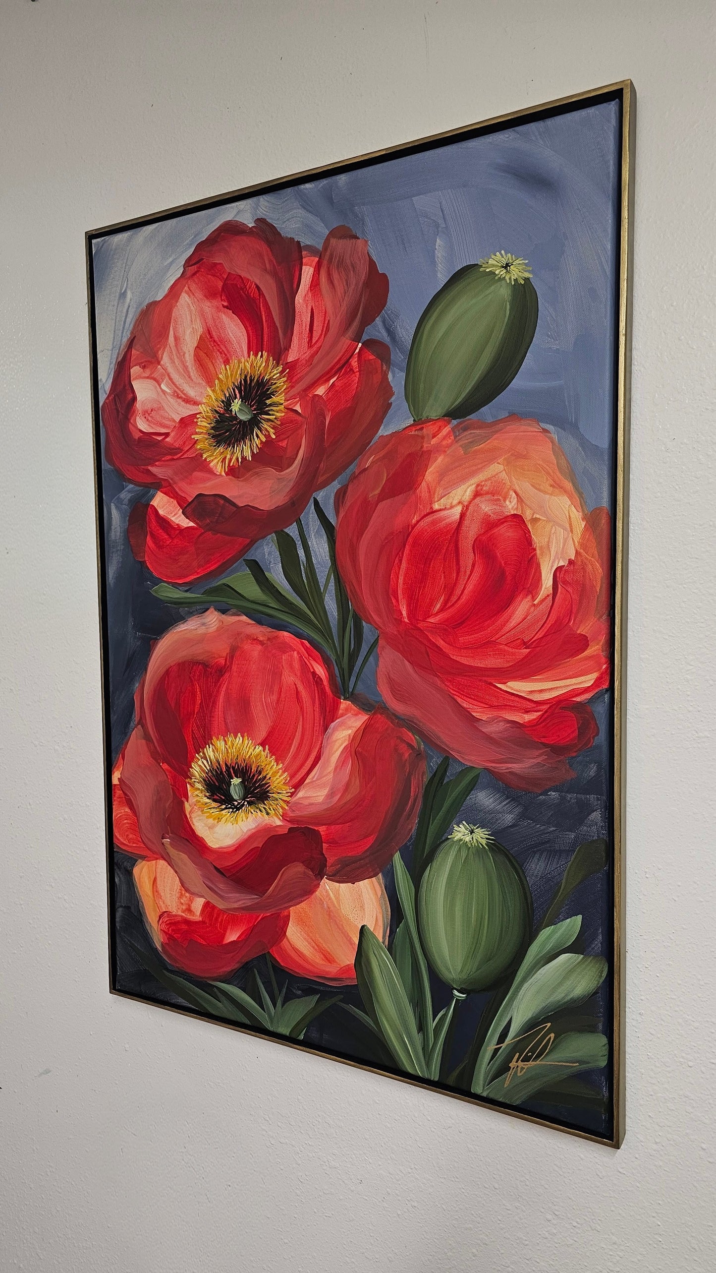 Bright #2 _ Poppy Painting