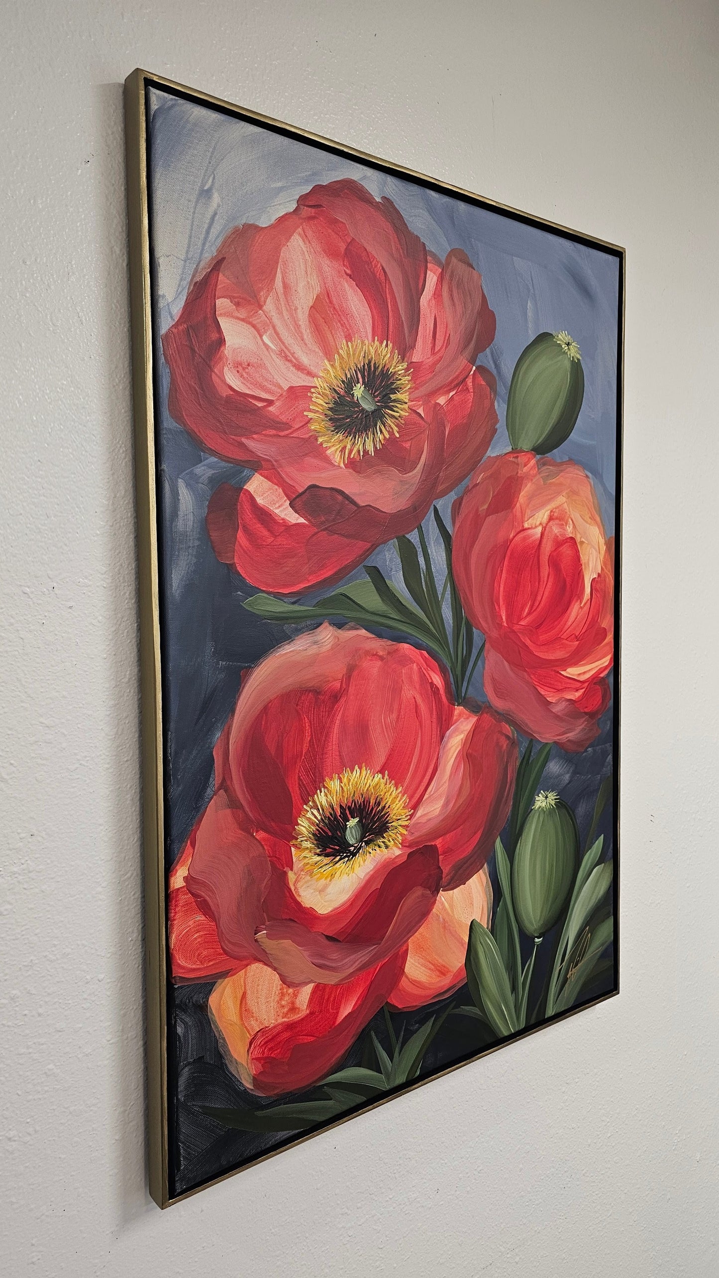 Bright #2 _ Poppy Painting