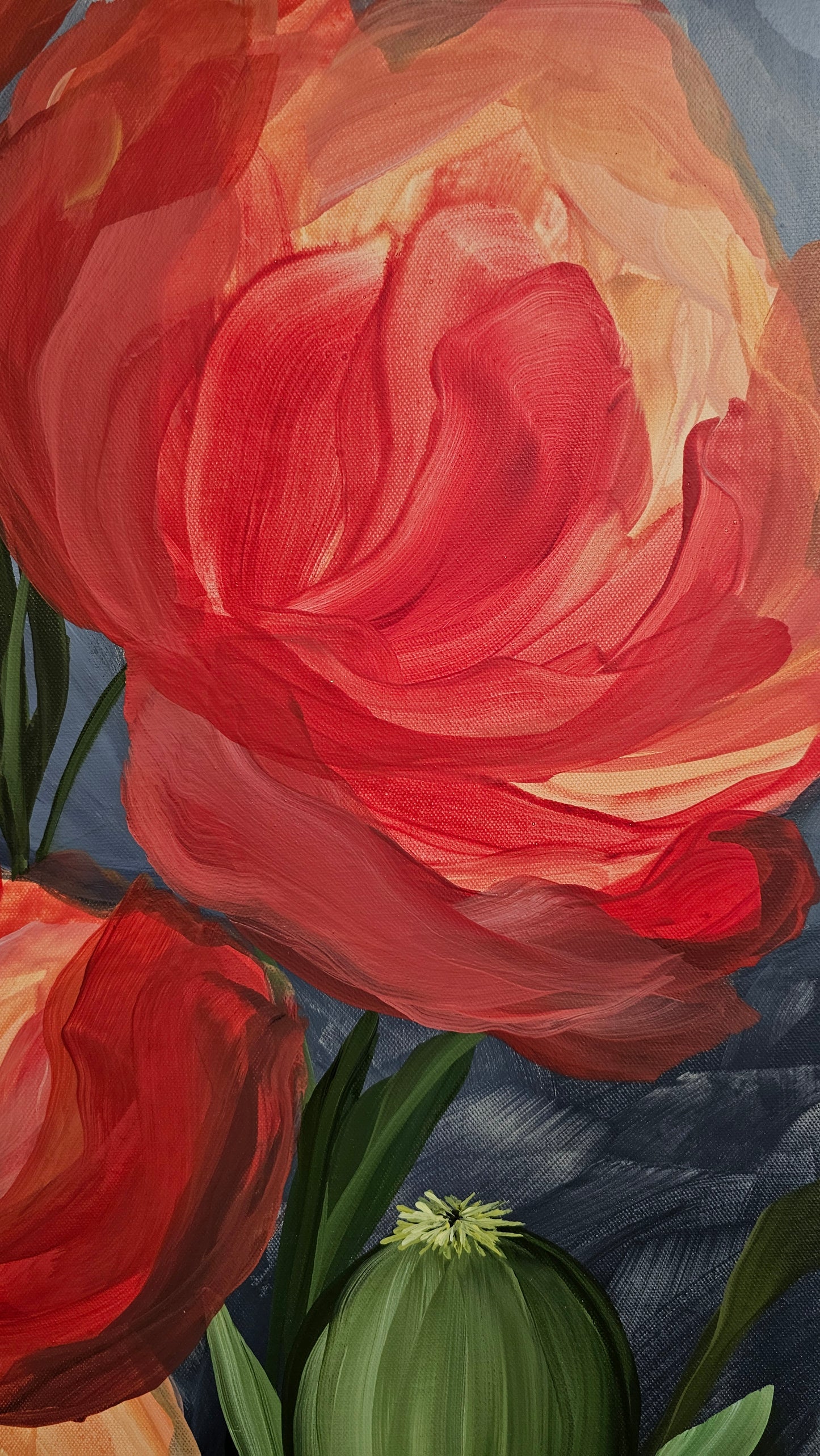 Bright #2 _ Poppy Painting