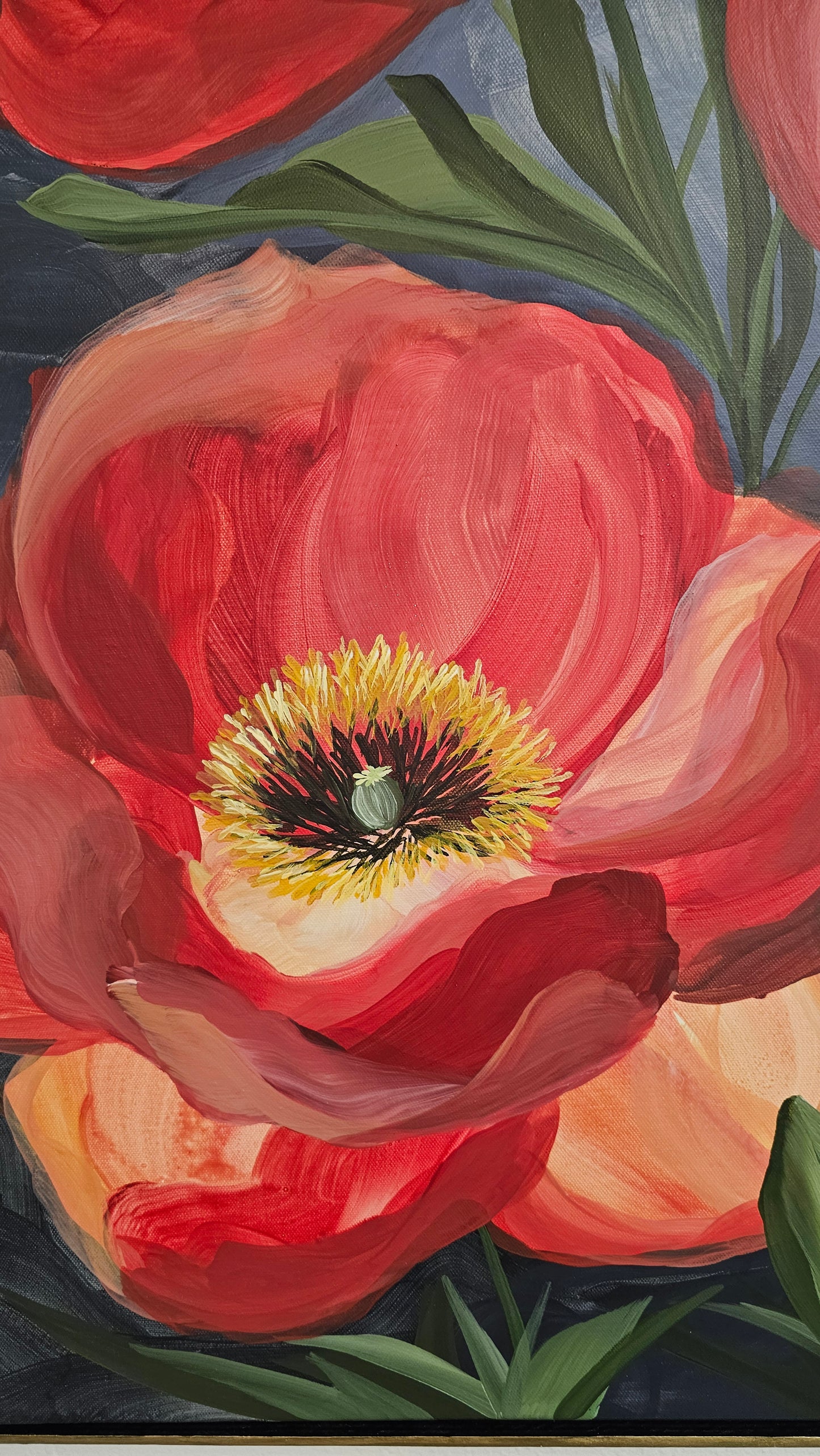 Bright #2 _ Poppy Painting
