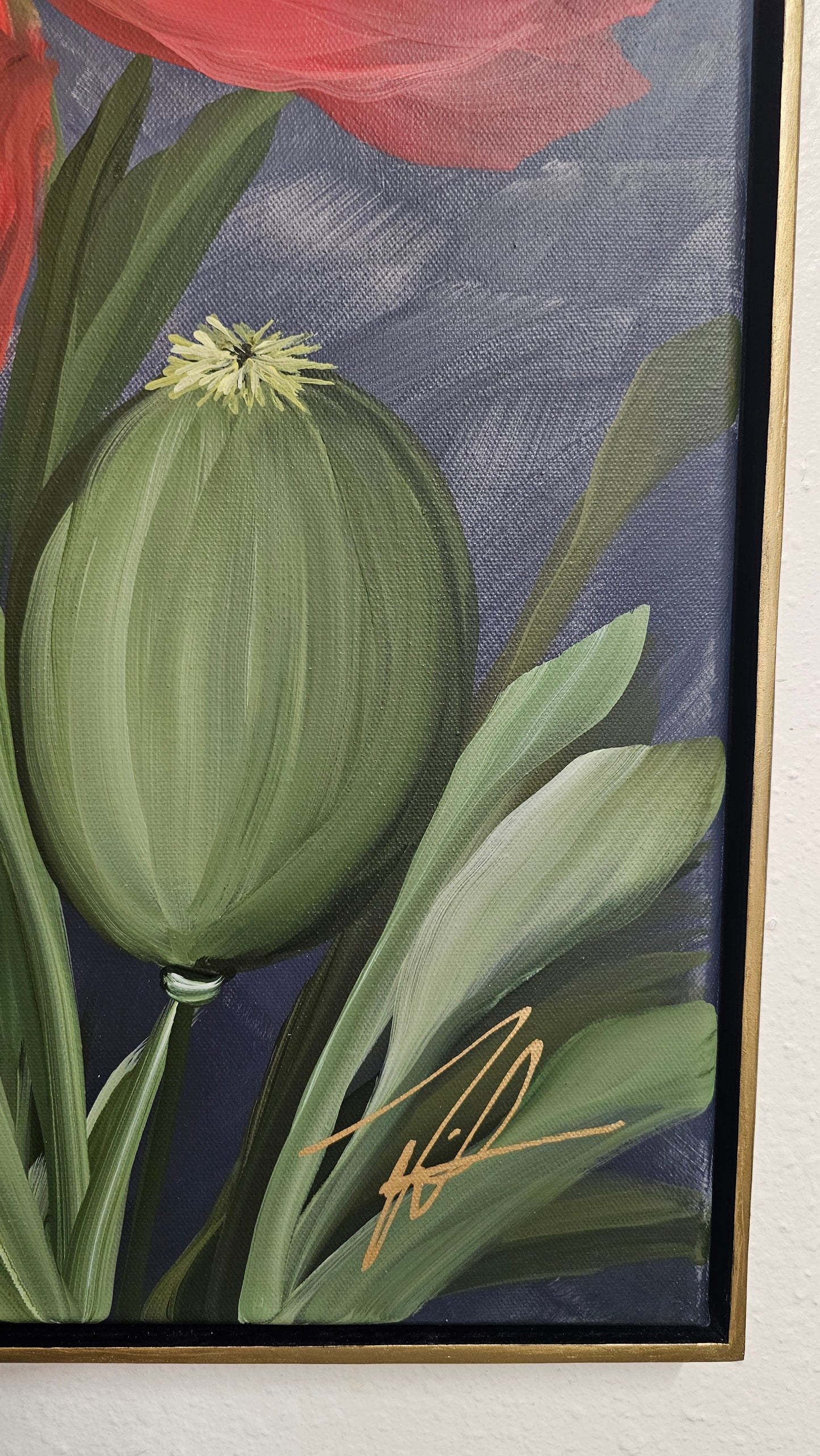 Bright #2 _ Poppy Painting