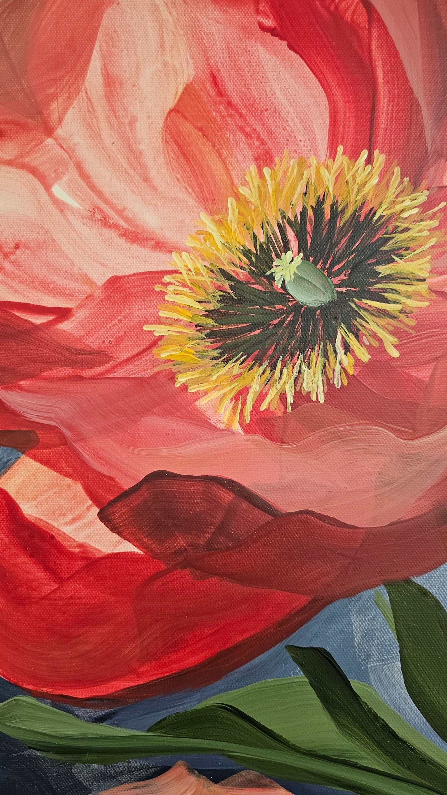 Bright #2 _ Poppy Painting