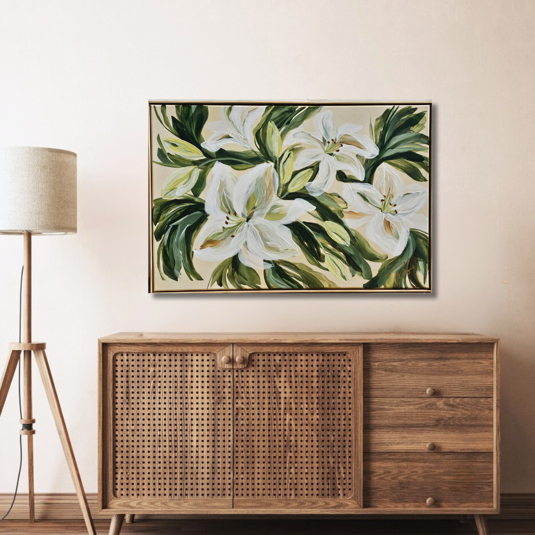 🔴SOLD Fresh #1 _ Lily Flower Painting