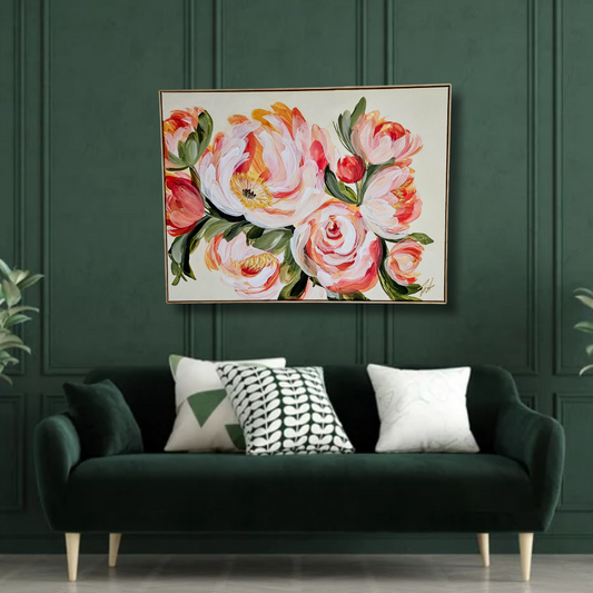 🔴SOLD Beloved #5 _ Peony Flower Painting