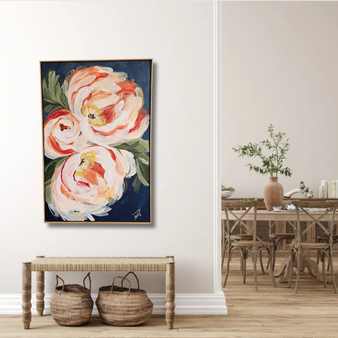 🔴SOLD Beloved #4 _ Peony Flower Painting
