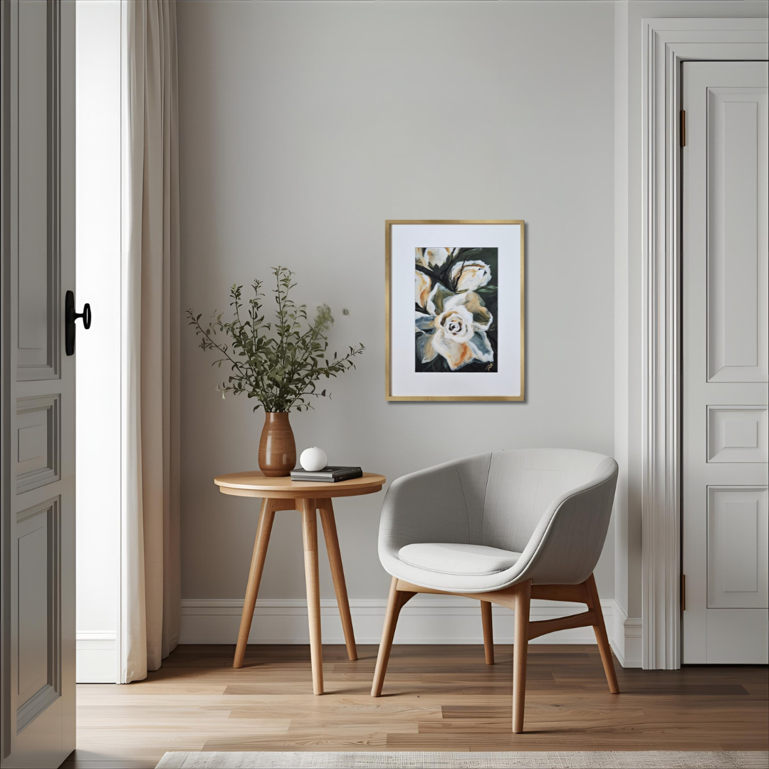 11x14 Elegant Gardenia Print