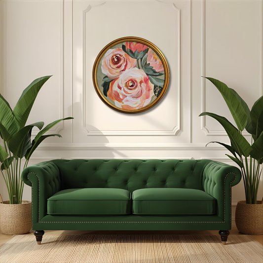 Blooming #3_ Rose Flower Painting