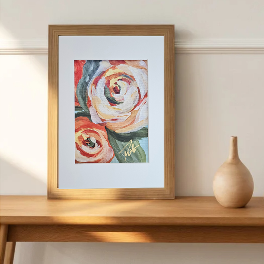 8x10 Elegant Rose Print