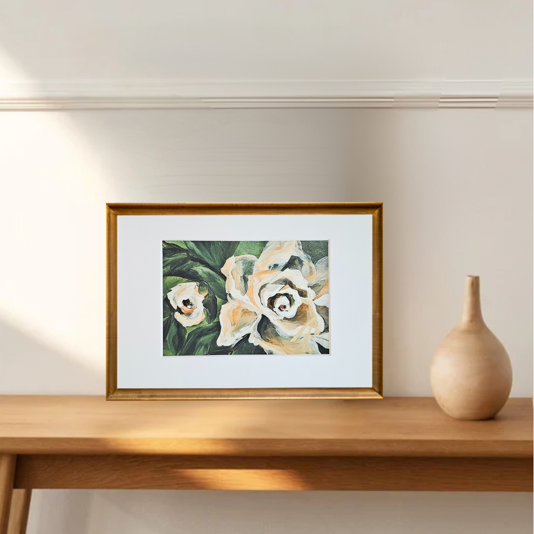 8x10 Beautiful Gardenia Print