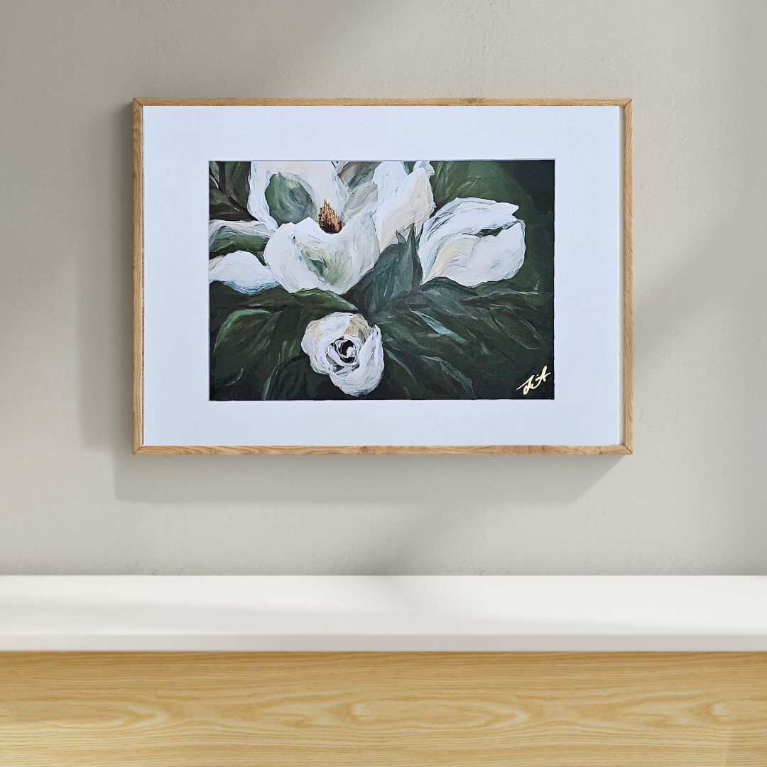 Radiant Strength 24 x 18 Limited Edition_ Magnolia Print