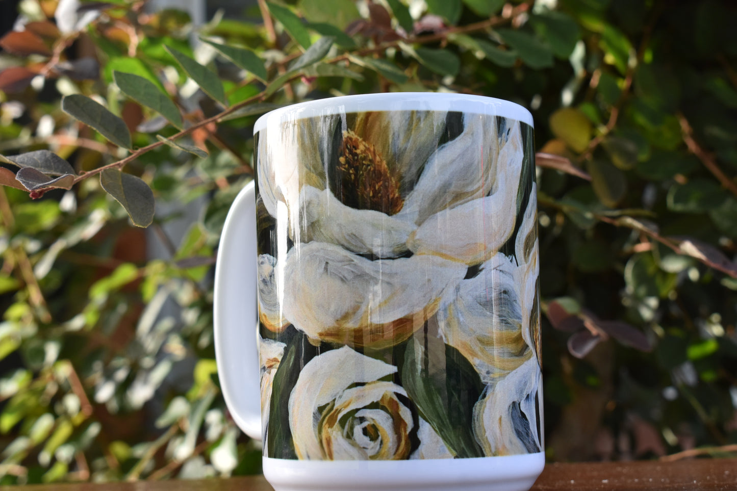 Magnolia Floral Mug