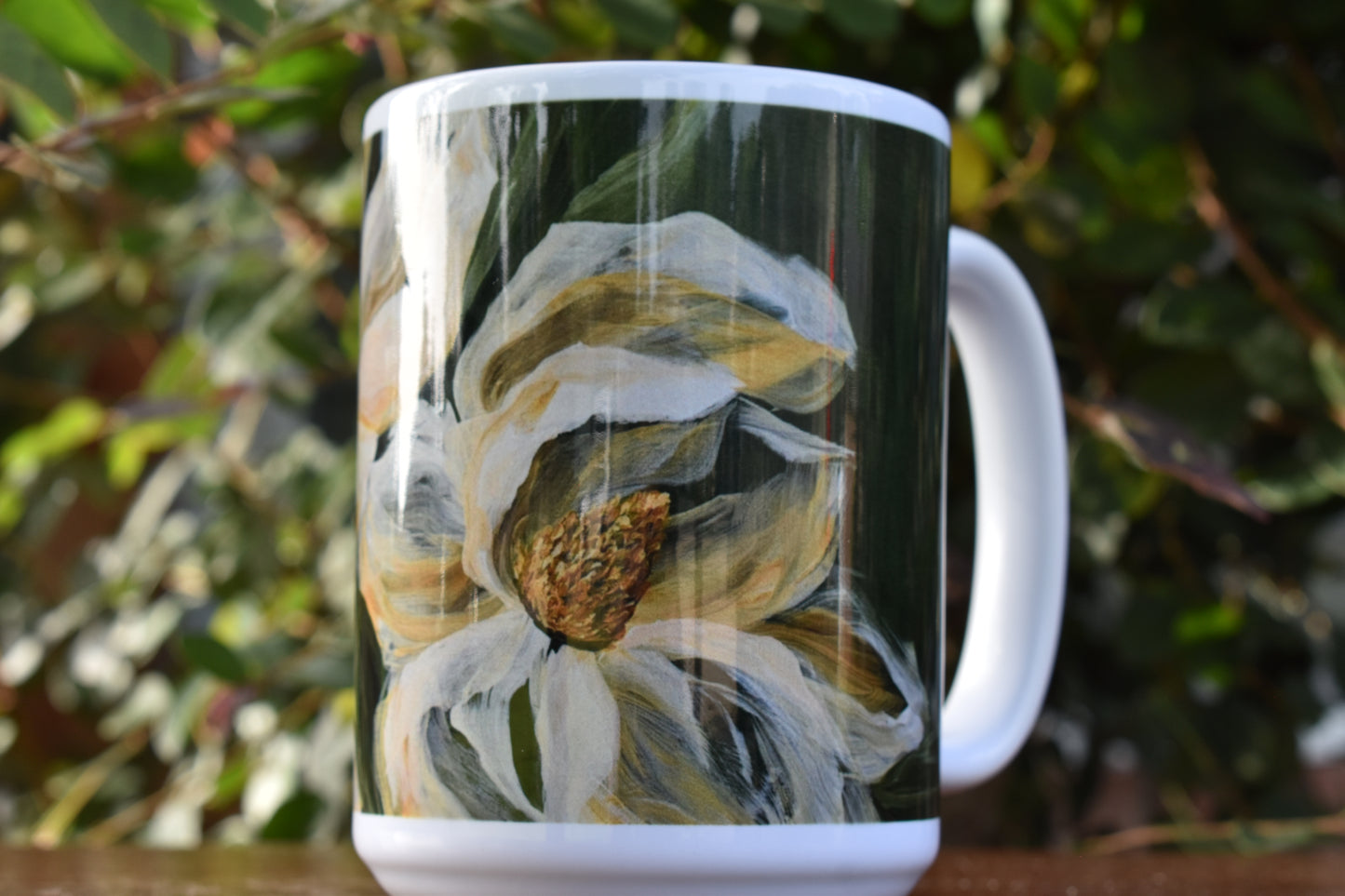 Magnolia Floral Mug