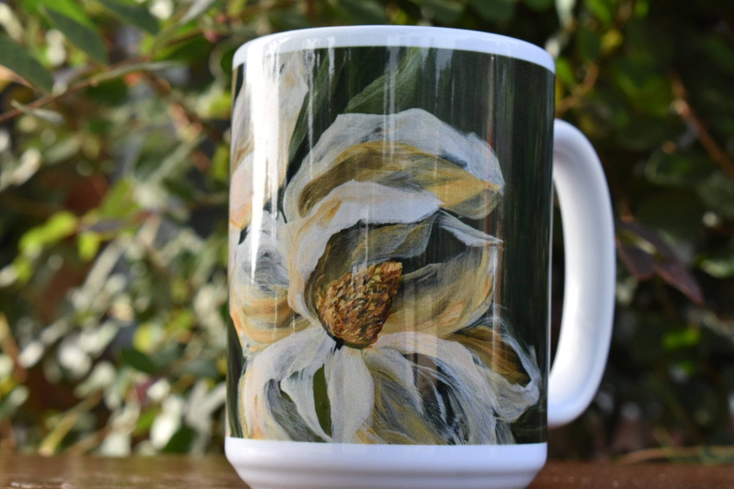 Magnolia Floral Mug
