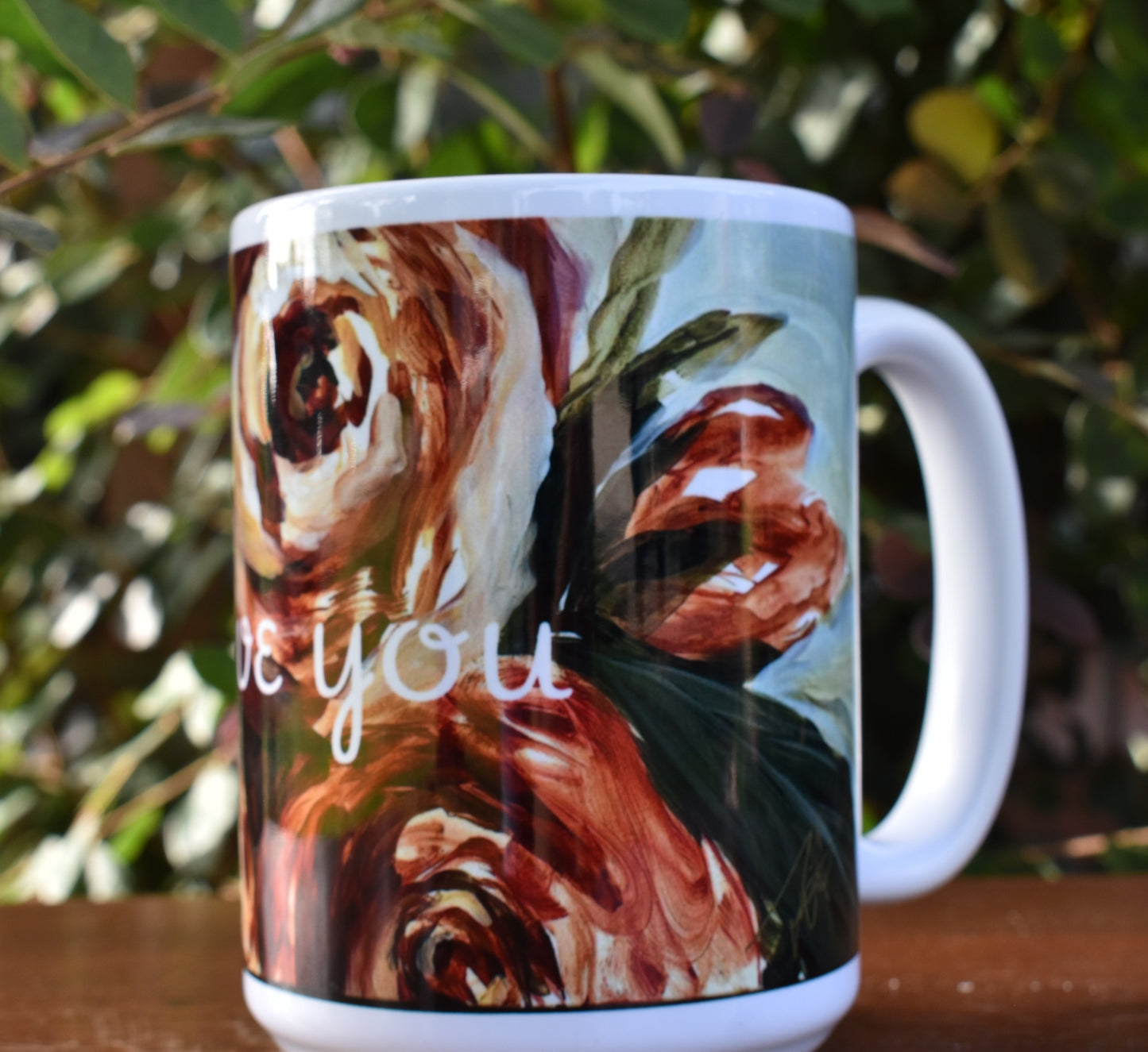 Rose Mug "I love you"