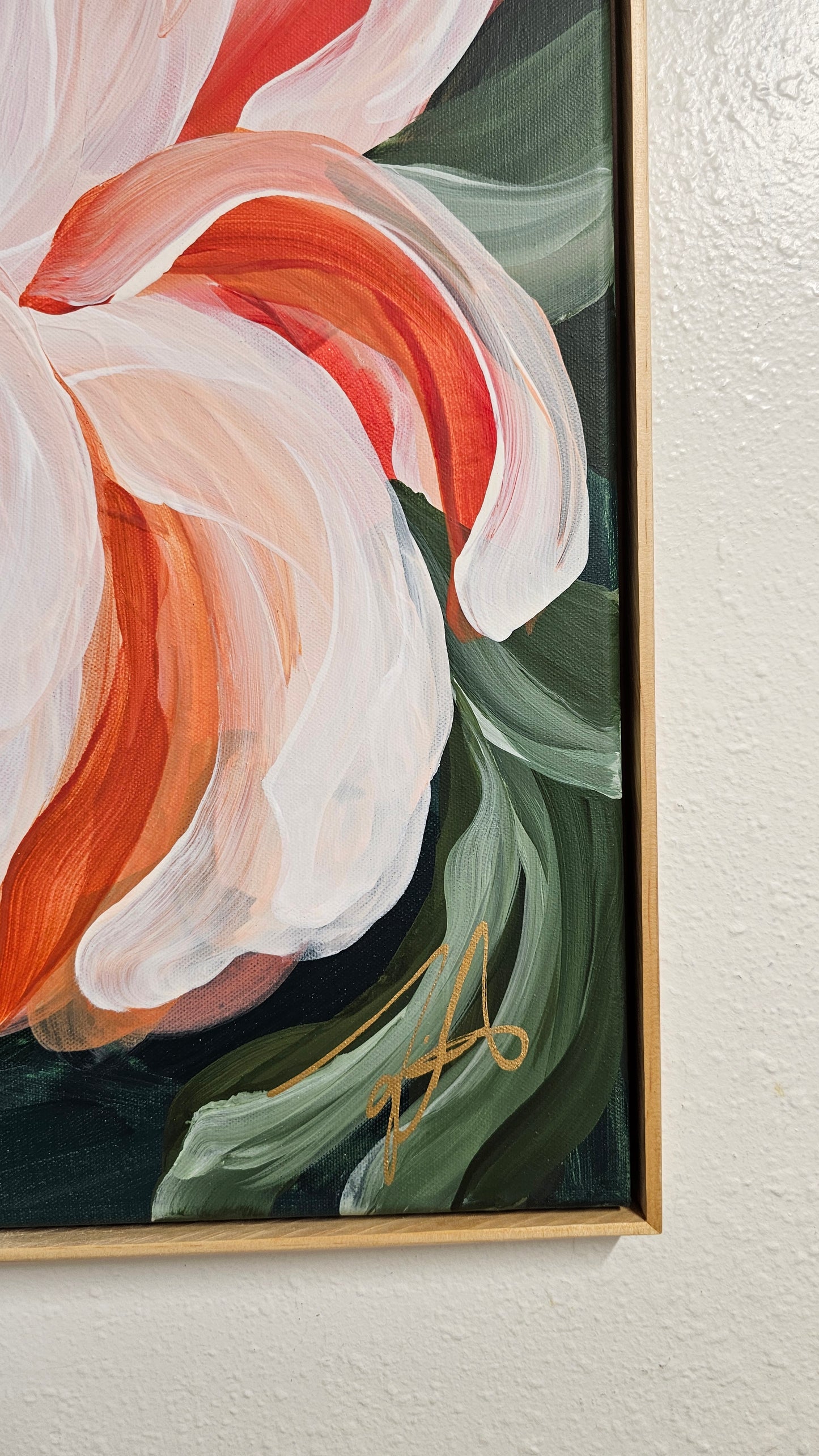 Dreamy #1 _ Peony Flower _ Original Floral Painting – Zoe White Art