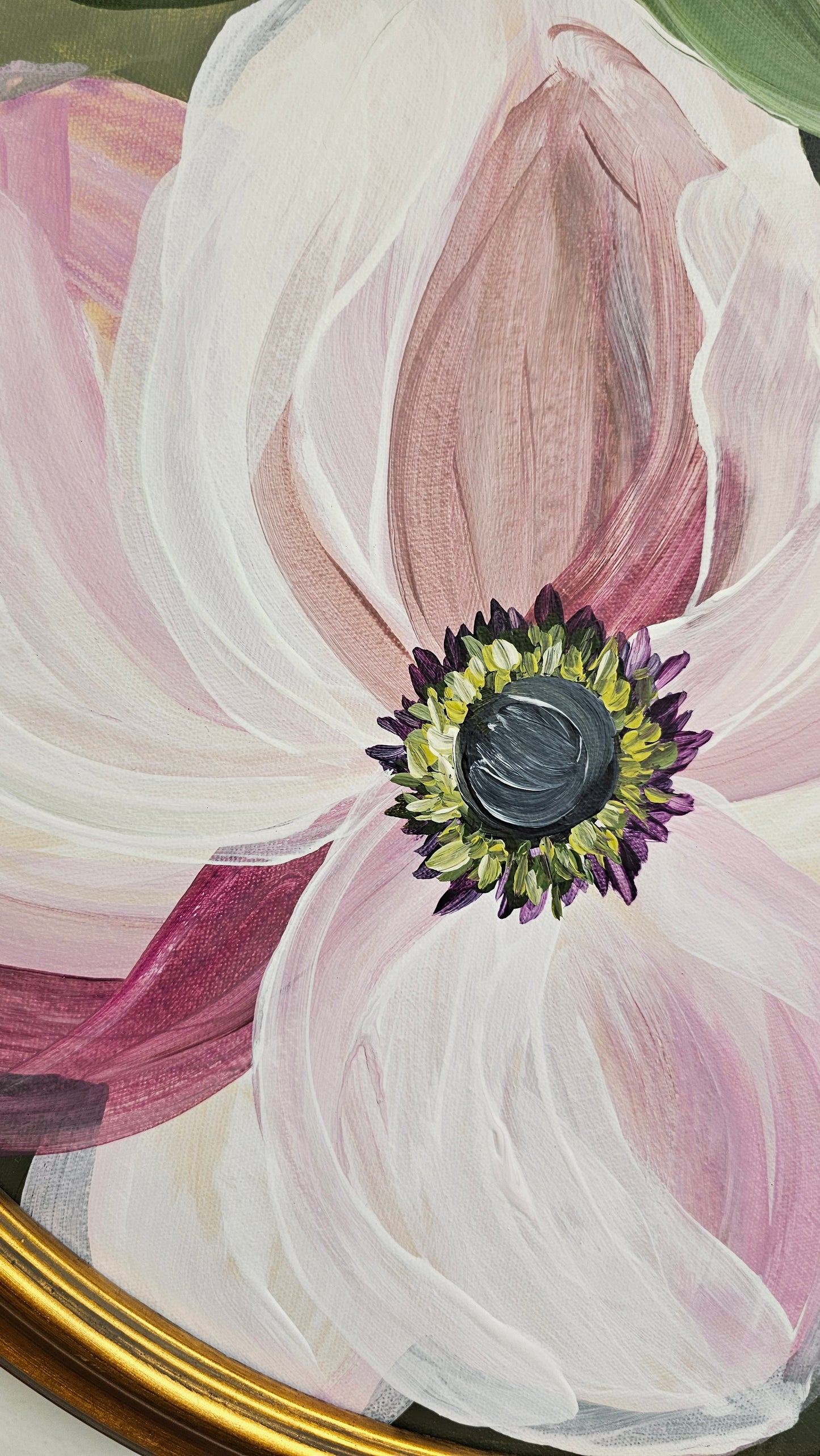 "Embrace" _ Anemone Flower Painting
