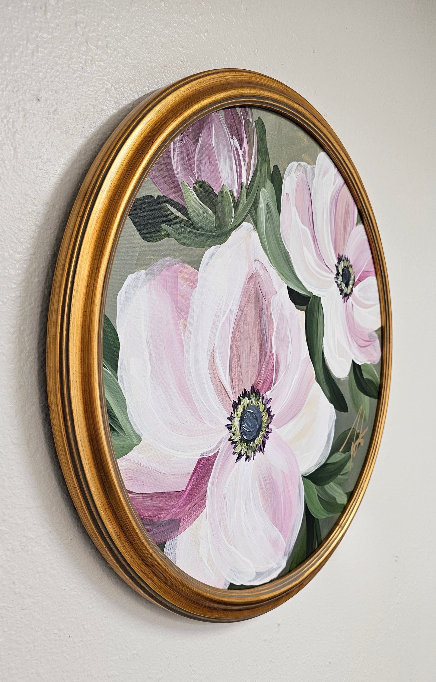 "Embrace" _ Anemone Flower Painting