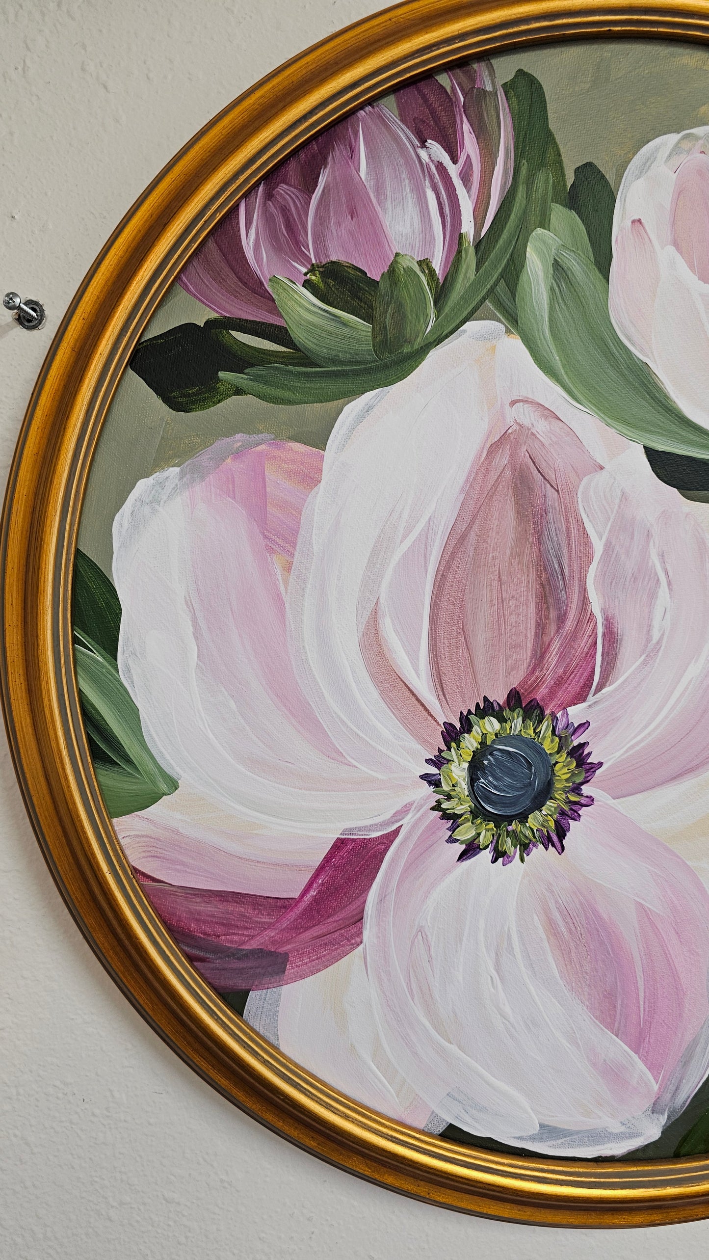 "Embrace" _ Anemone Flower Painting
