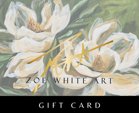 Zoe White Art Gift Card