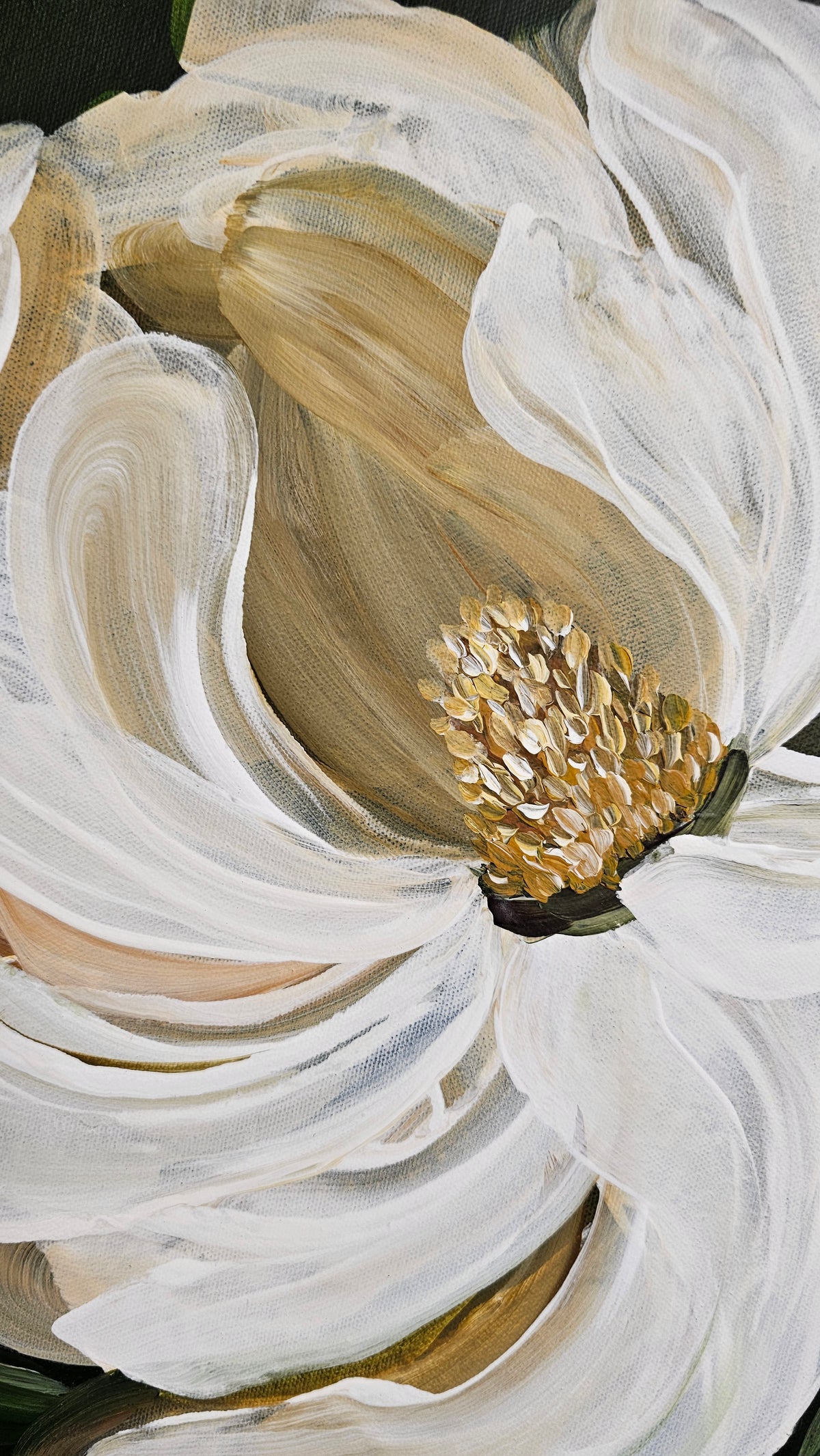 🔴SOLD "Greatness" _ Magnolia Flower Painting