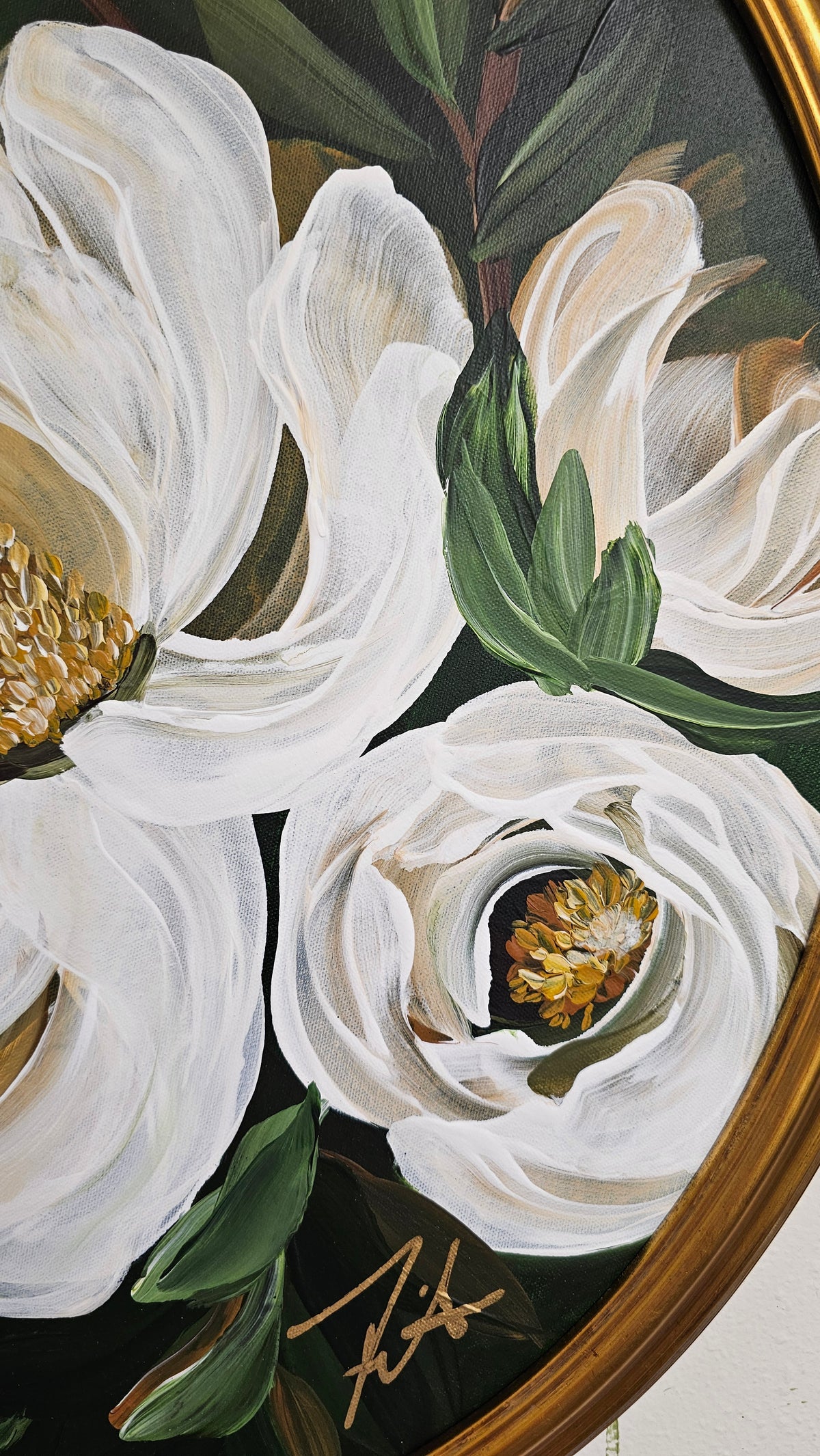 🔴SOLD "Greatness" _ Magnolia Flower Painting