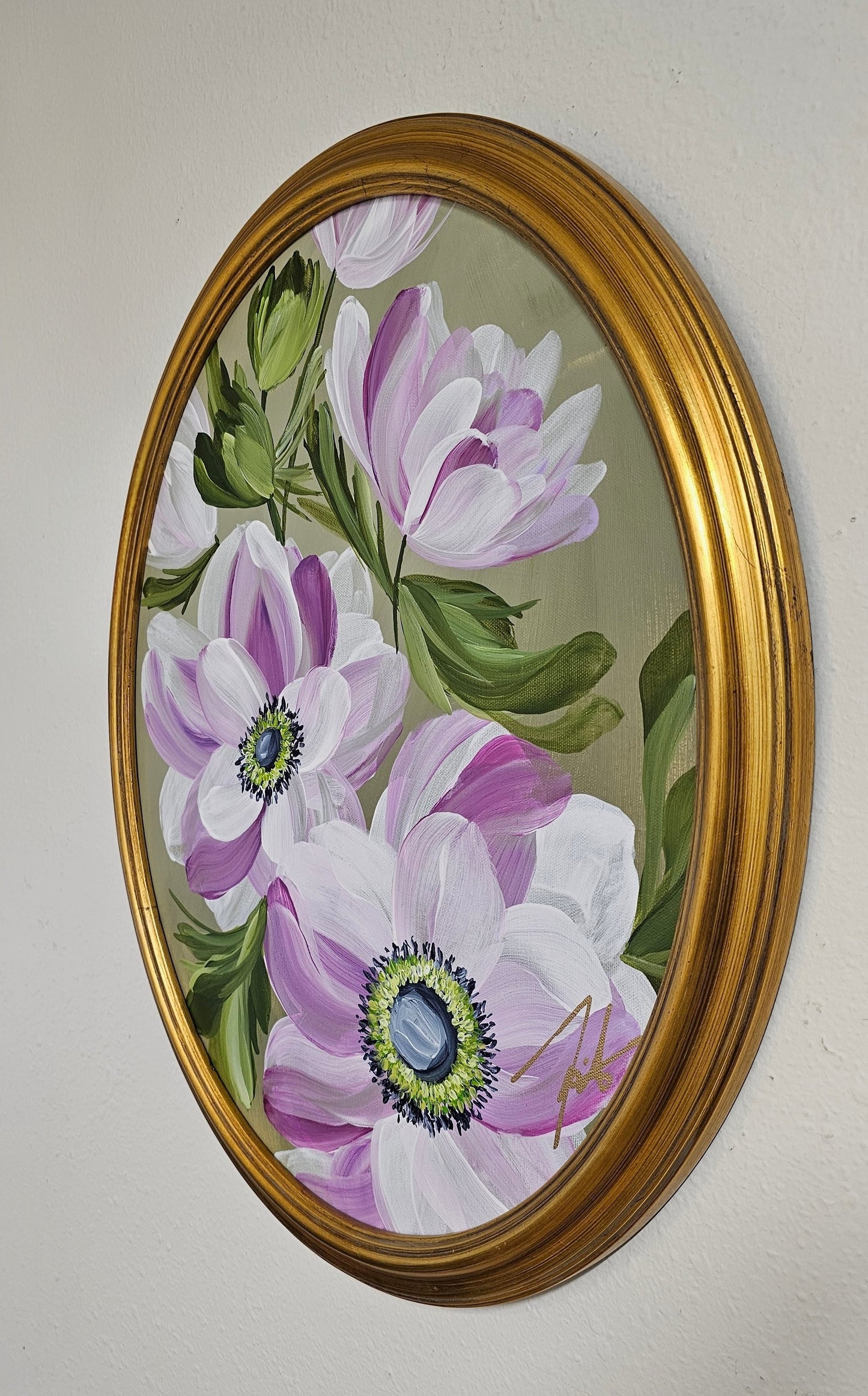 "Growth"  _ Anemone Flower Painting