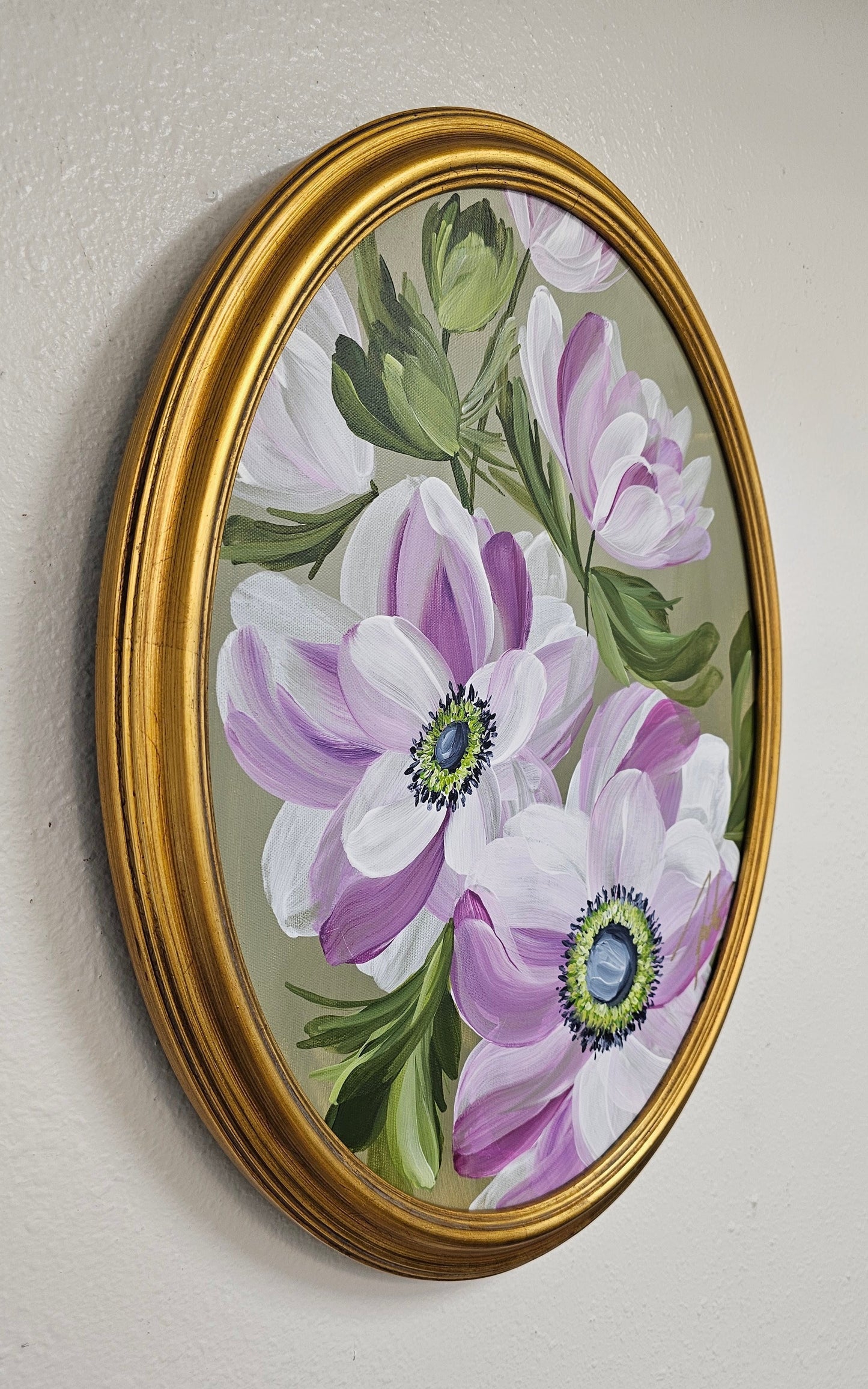 "Growth"  _ Anemone Flower Painting