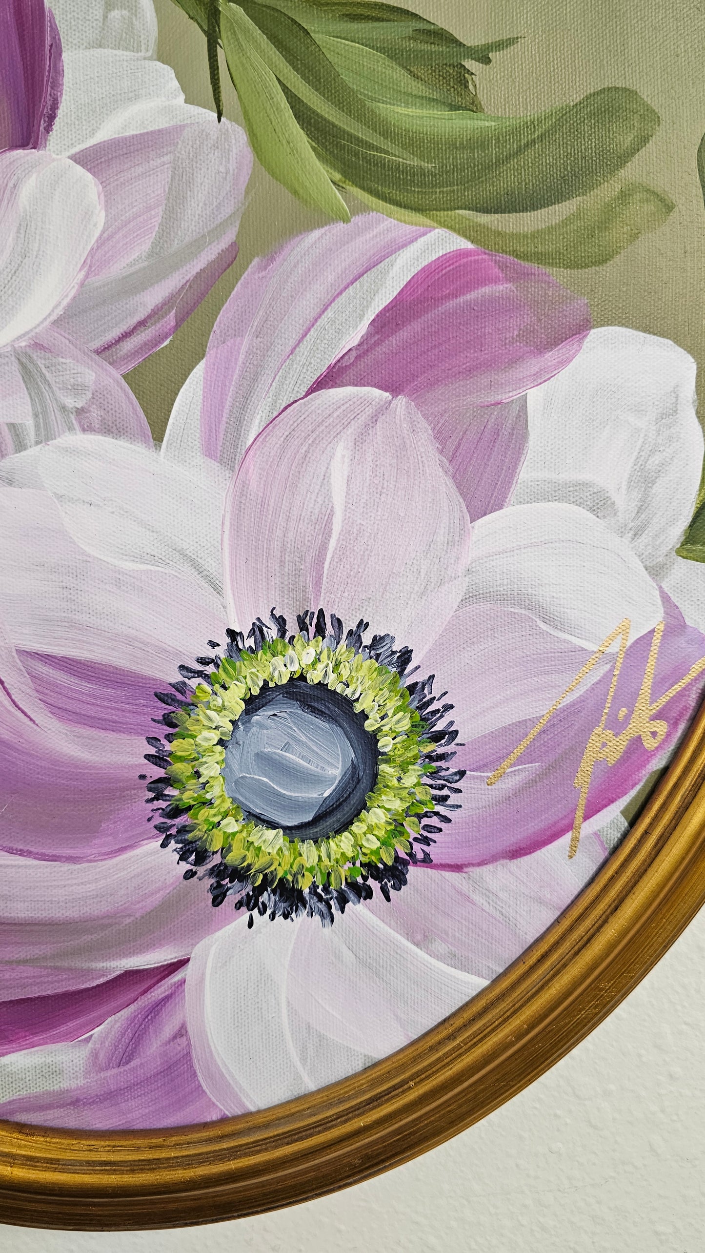 "Growth"  _ Anemone Flower Painting