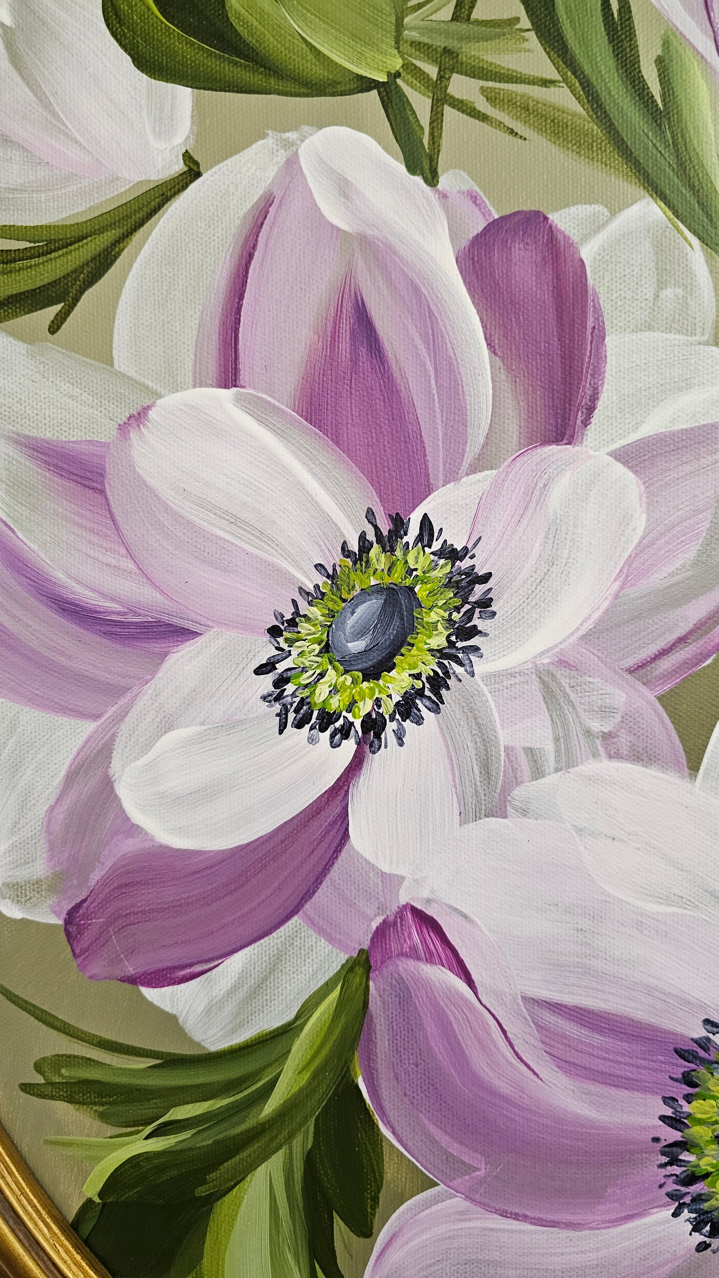 "Growth"  _ Anemone Flower Painting