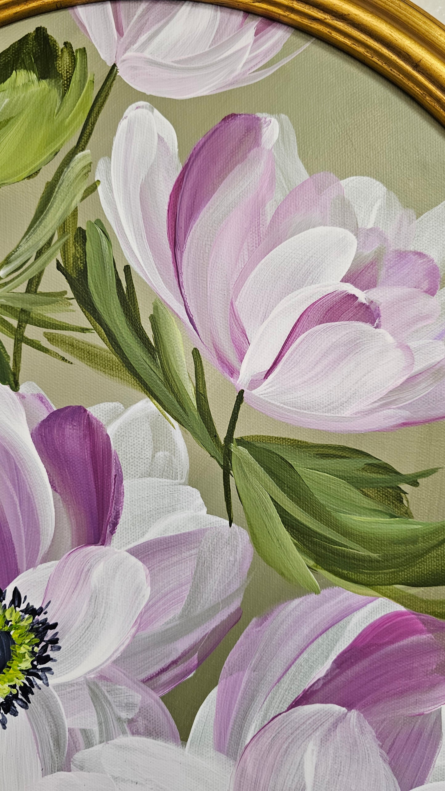 "Growth"  _ Anemone Flower Painting