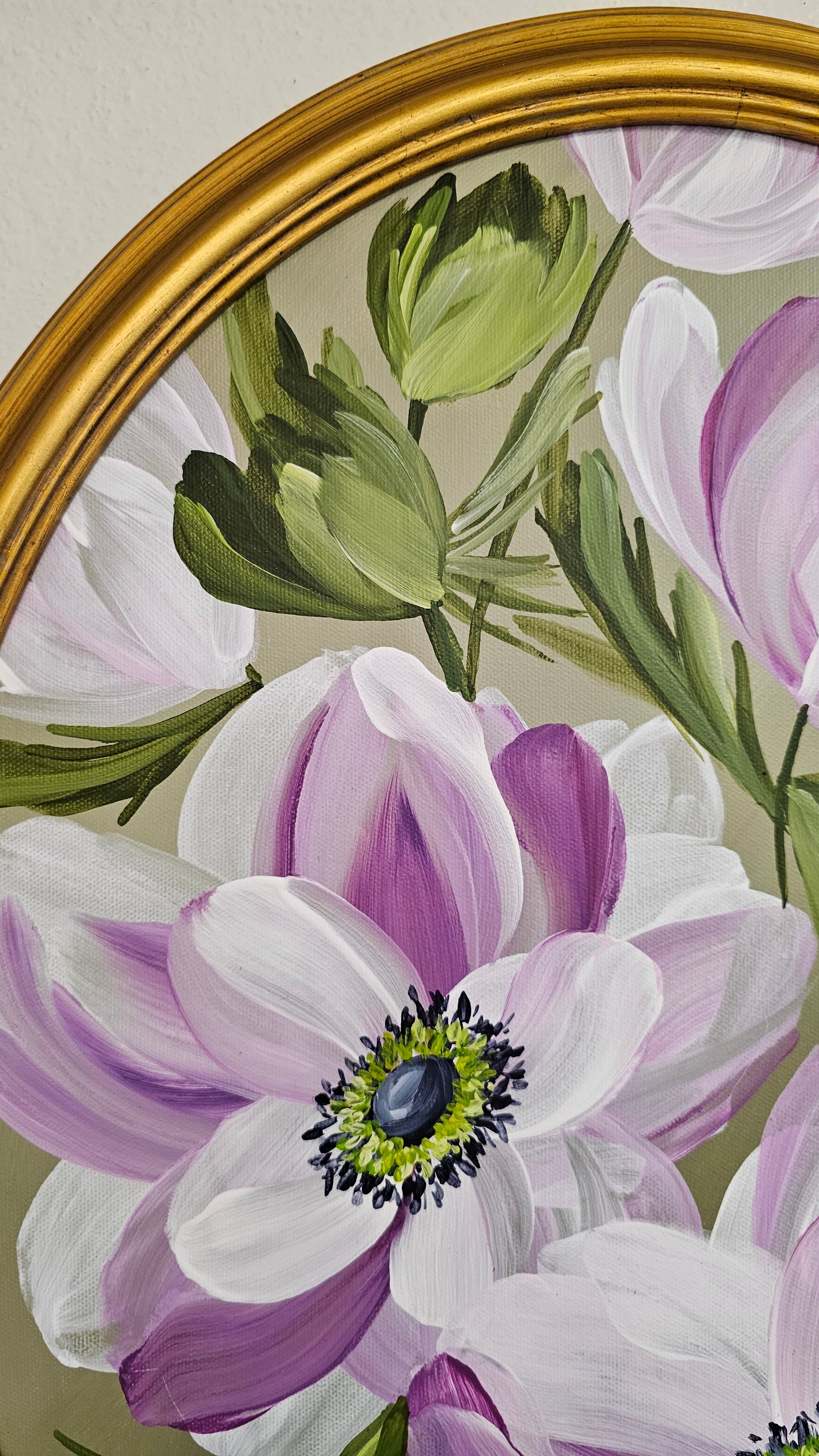 "Growth"  _ Anemone Flower Painting