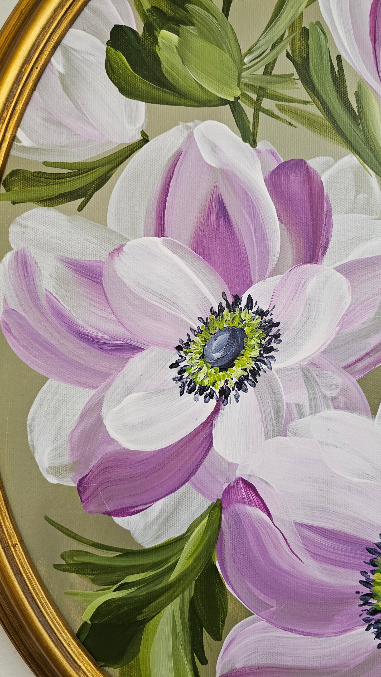 "Growth"  _ Anemone Flower Painting