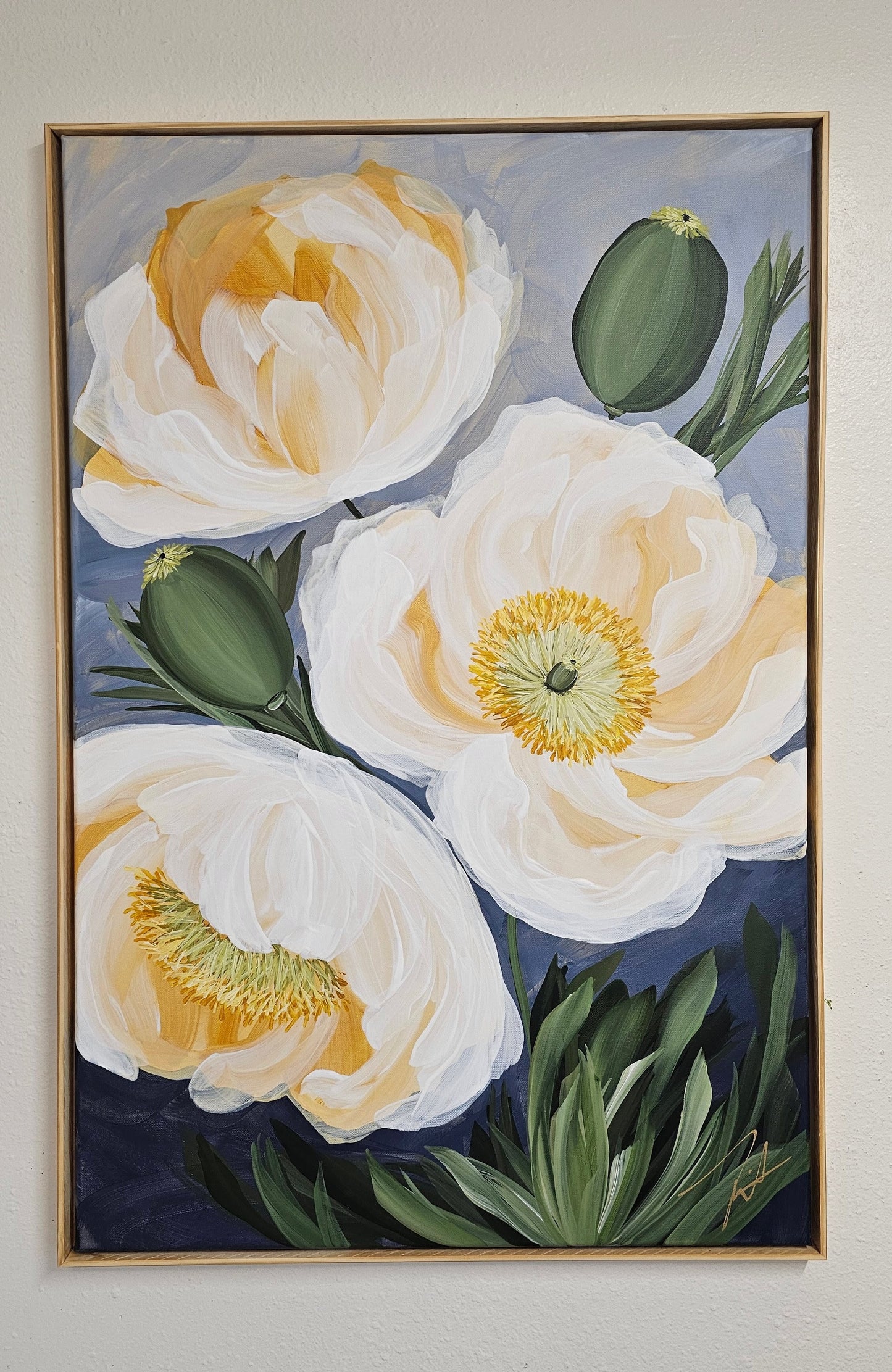 Horizon #2 _ Poppy Painting