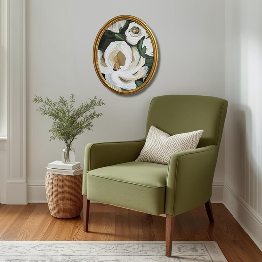 Beautiful _ Magnolia Flower Painting