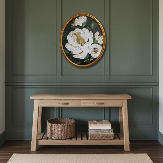 "Greatness" _ Magnolia Flower Painting