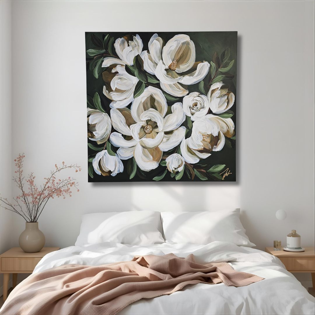 Sweet Grace _ Magnolia Flower Painting