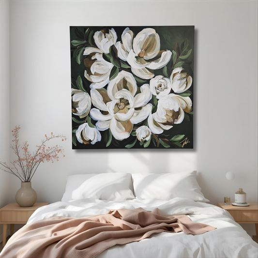 Sweet Grace _ Magnolia Flower Painting