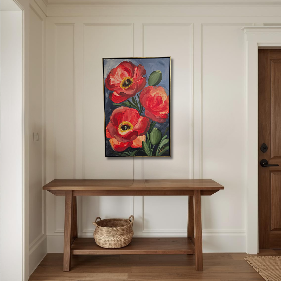 Bright #2 _ Poppy Painting
