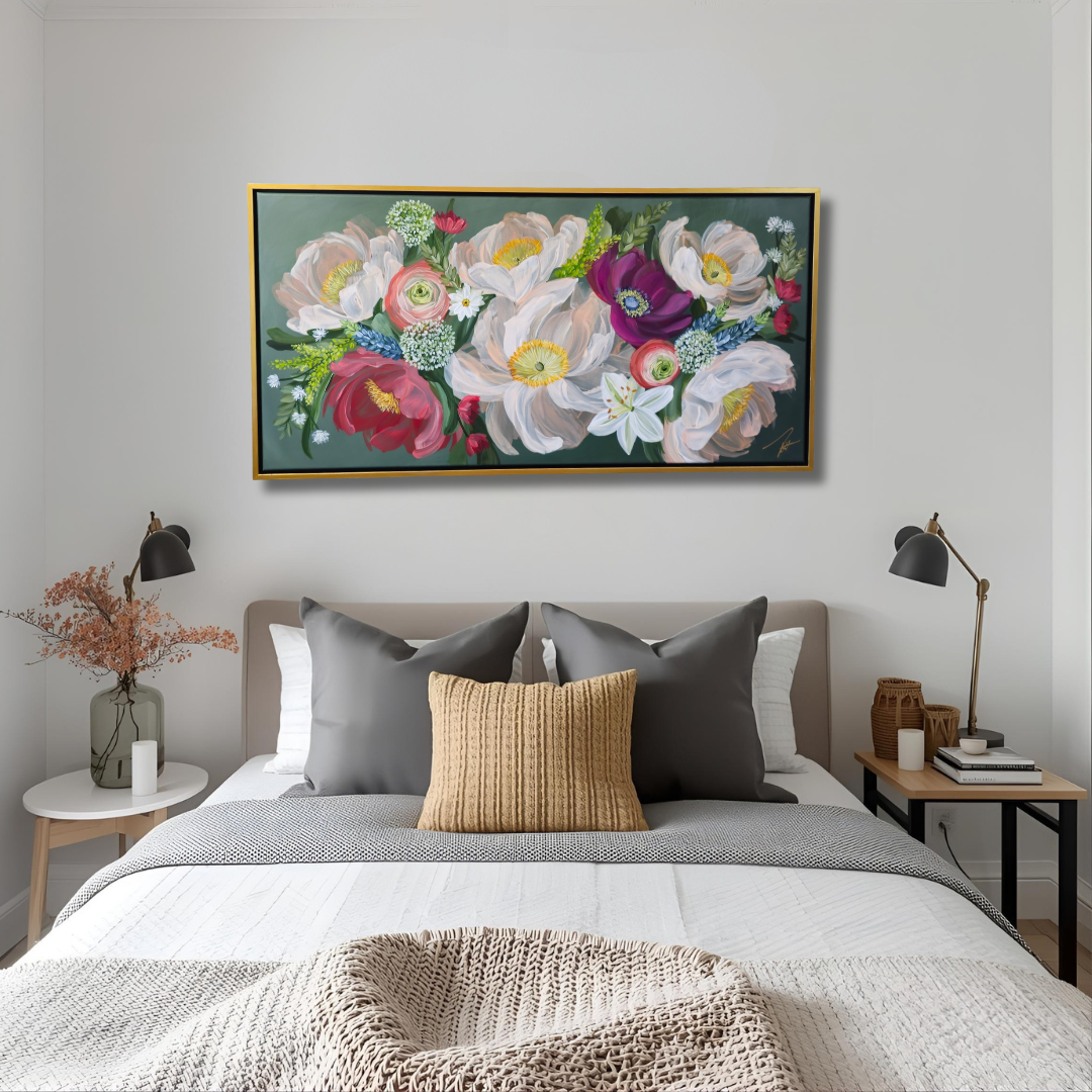 "Bouquet of Promises"  _ Bouquet of Flowers Painting _ Original Floral Painting – Zoe White Art