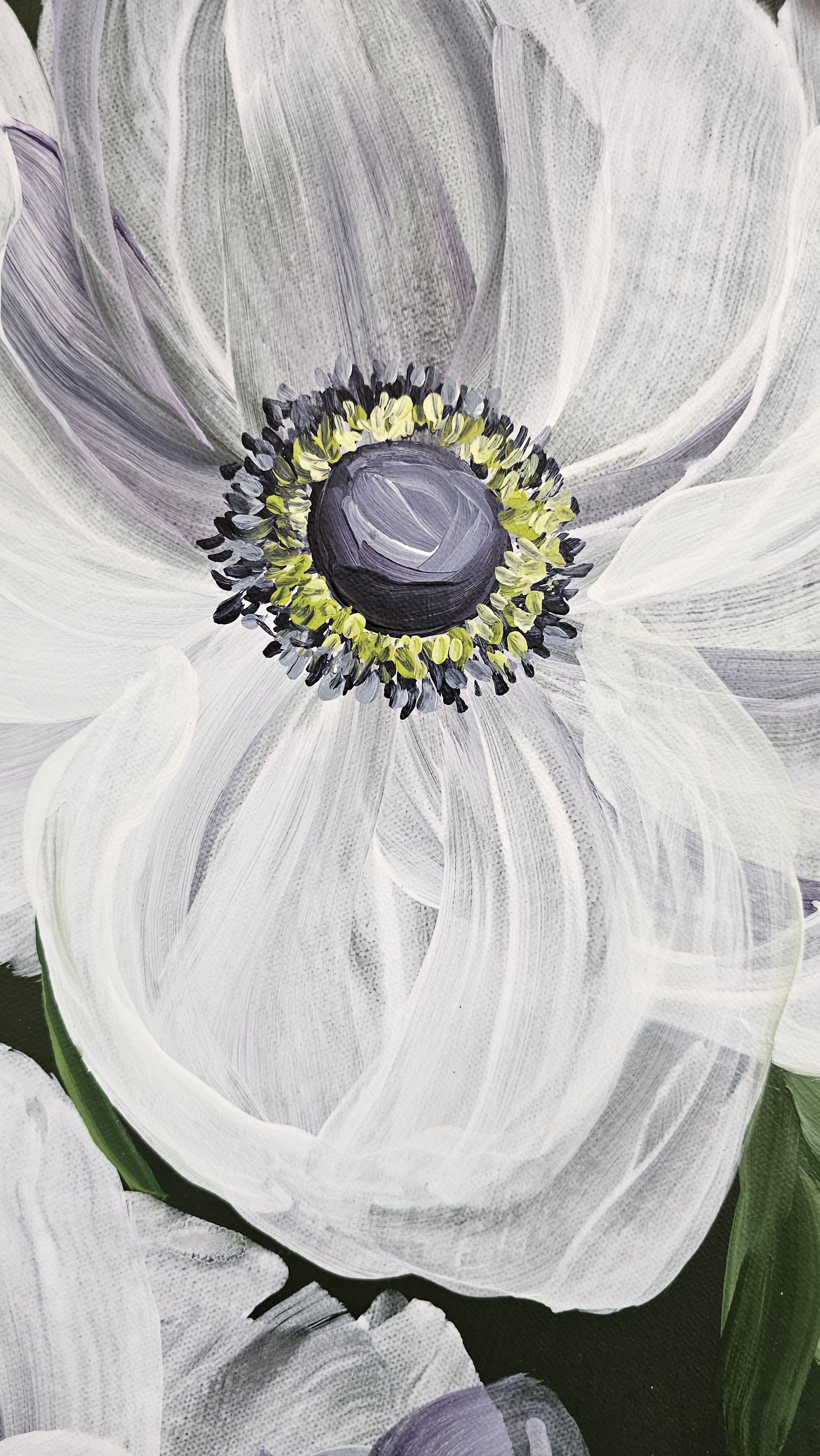 "Journey" _ Anemone Flower Painting