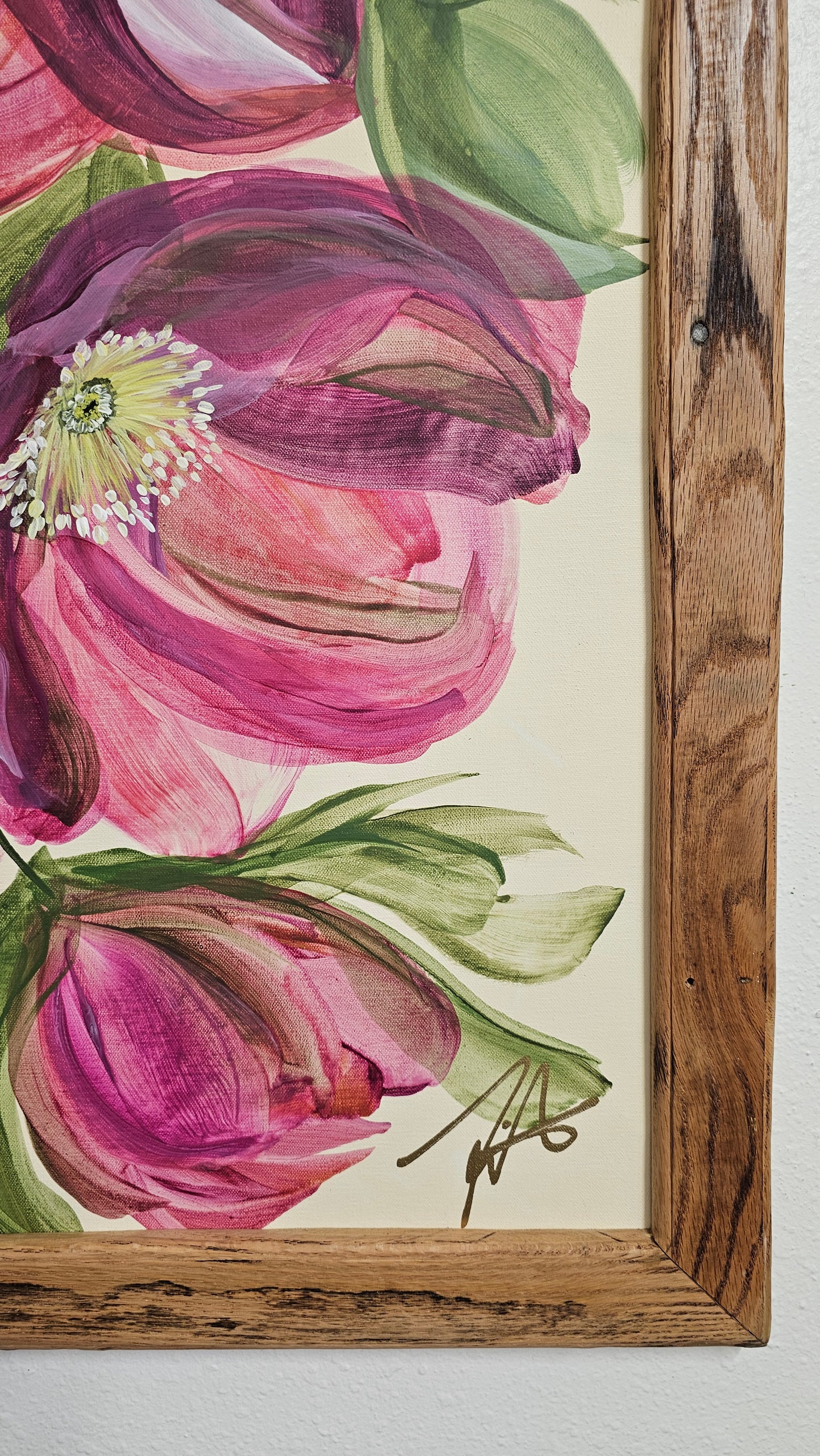 "New Season" _  Helleborus Arch Flower Painting by Zoe White