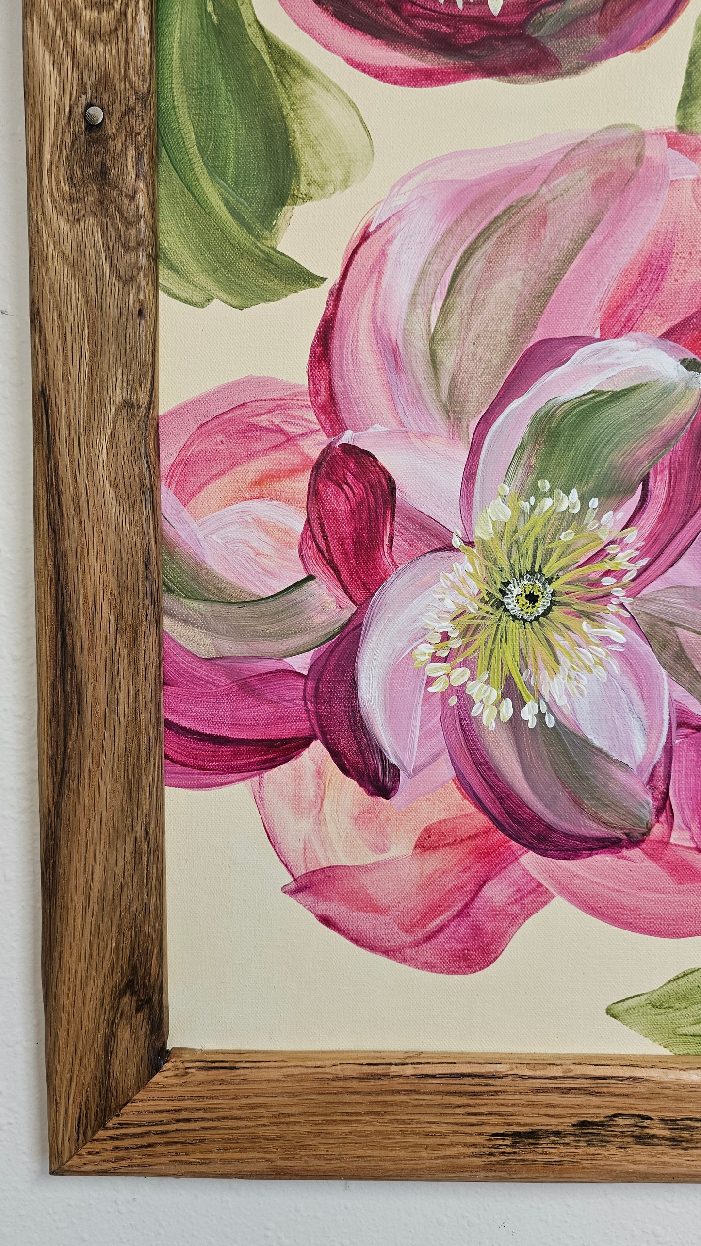 "New Season" _  Helleborus Arch Flower Painting by Zoe White