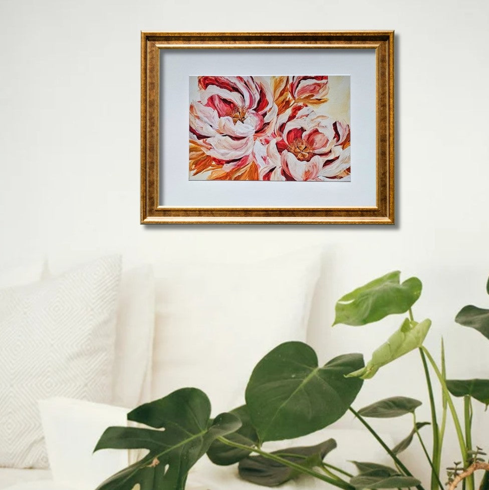 Believe 24 x 18 Limited Edition_ Peony Print